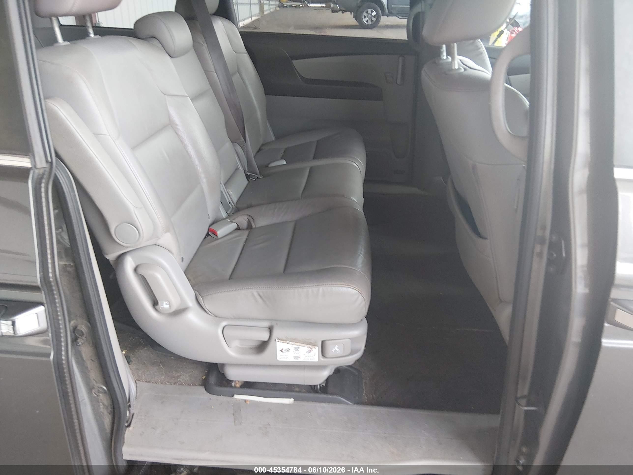 2013 Honda Odyssey Ex-l Black vin: 5FNRL5H6XDB063909