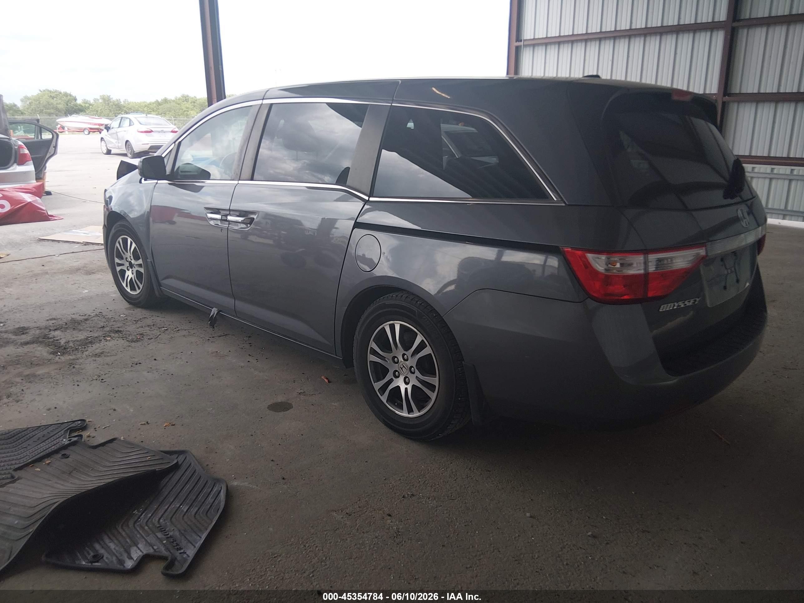 2013 Honda Odyssey Ex-l Black vin: 5FNRL5H6XDB063909