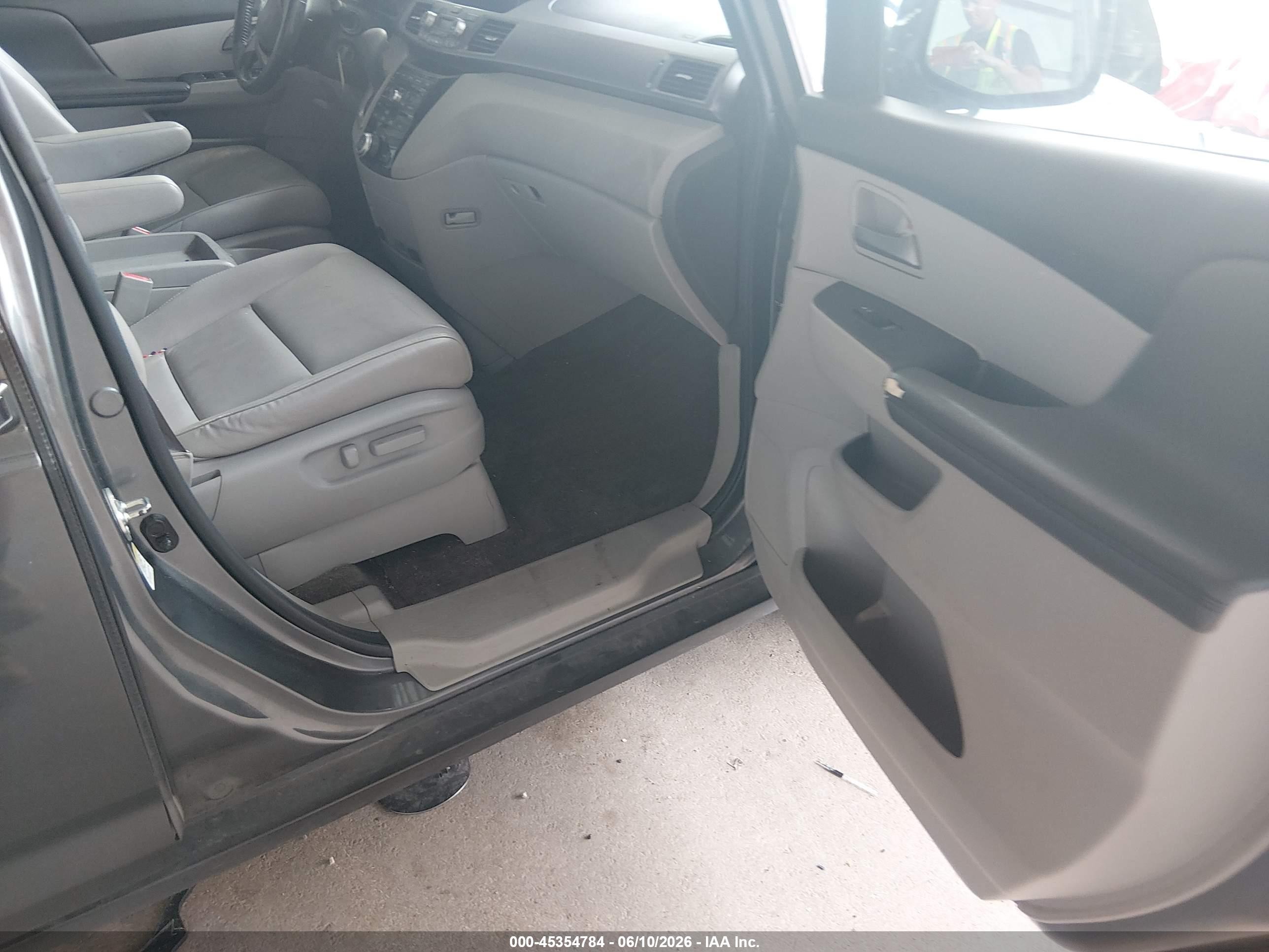 2013 Honda Odyssey Ex-l Black vin: 5FNRL5H6XDB063909