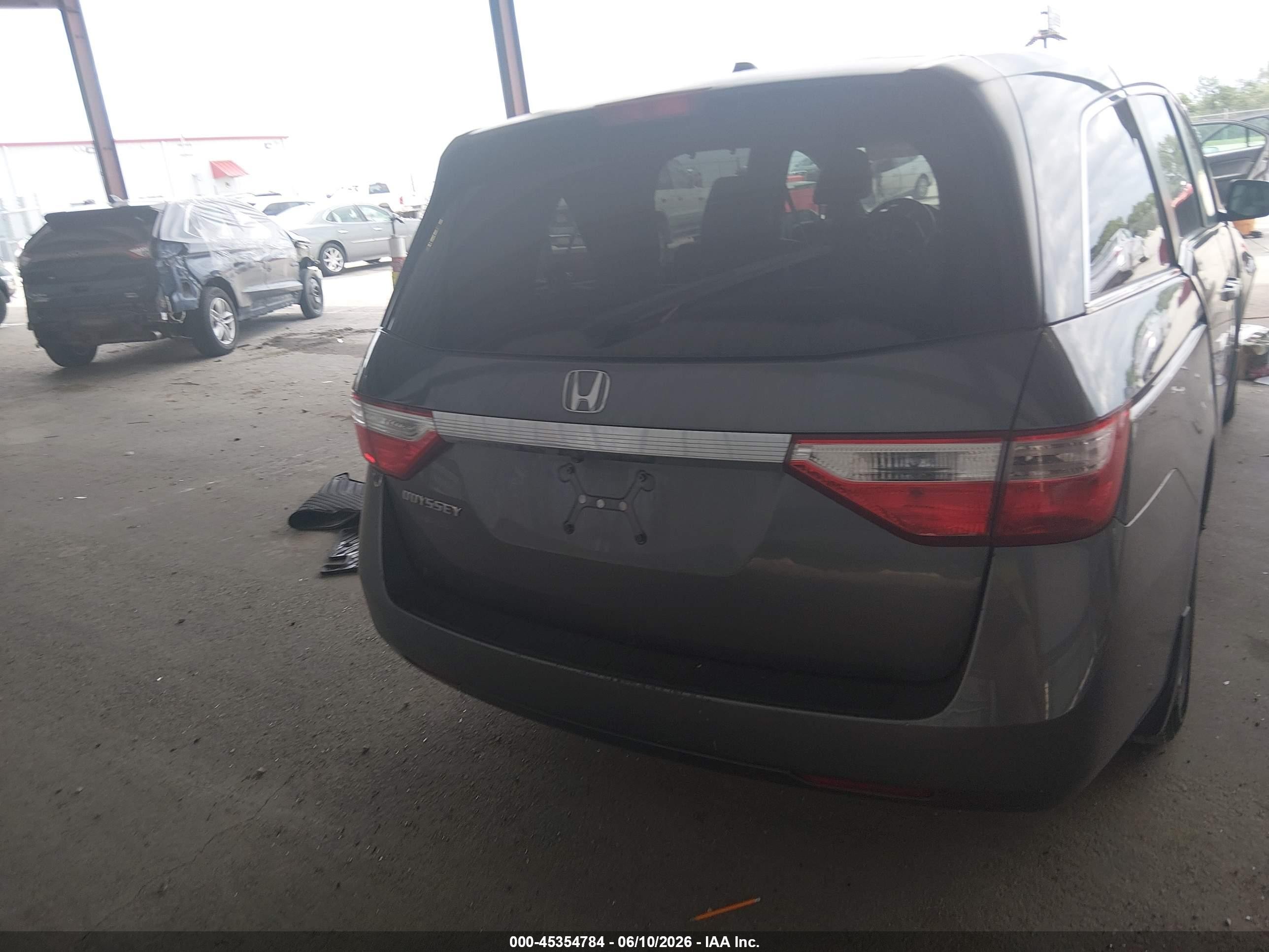 2013 Honda Odyssey Ex-l Black vin: 5FNRL5H6XDB063909