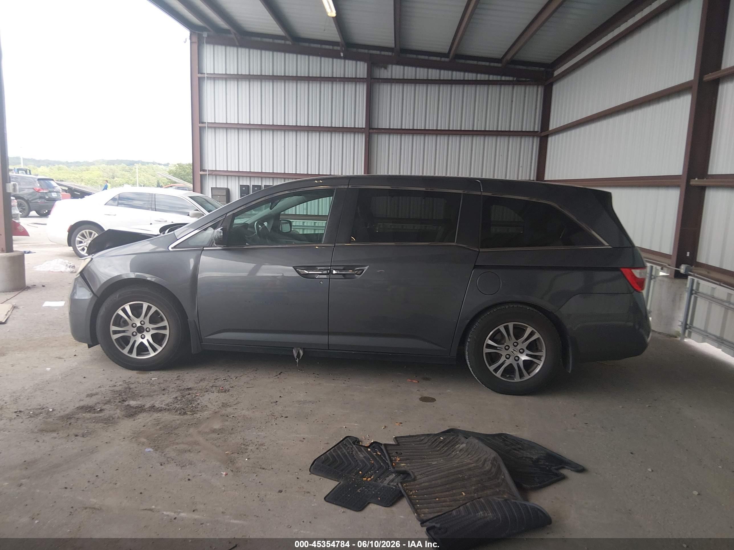 2013 Honda Odyssey Ex-l Black vin: 5FNRL5H6XDB063909