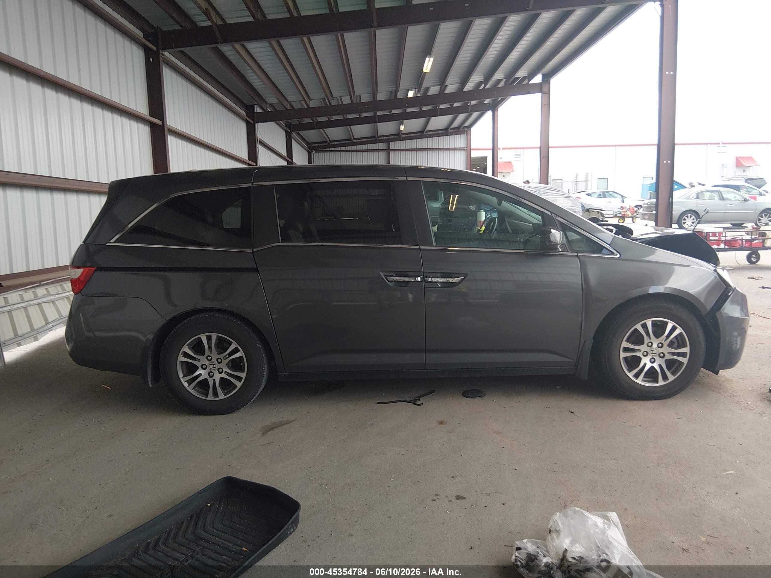 2013 Honda Odyssey Ex-l Black vin: 5FNRL5H6XDB063909