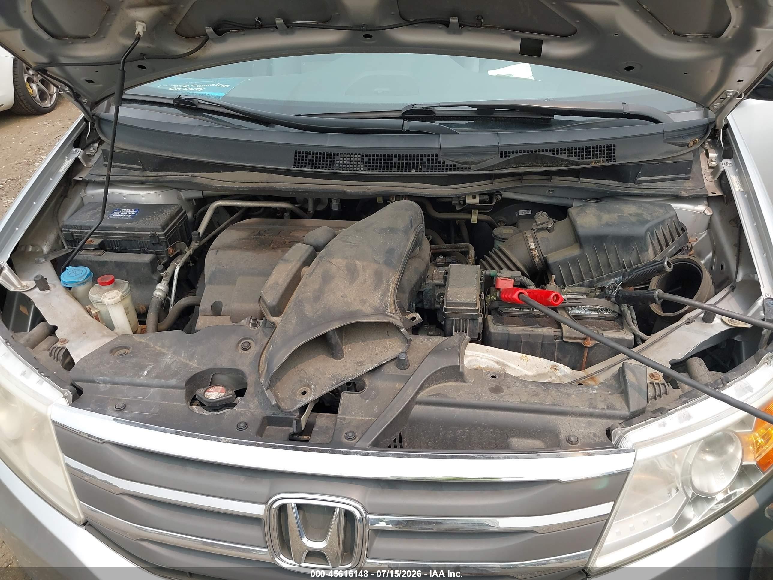 2013 Honda Odyssey Ex-l Серебряный vin: 5FNRL5H6XDB067247