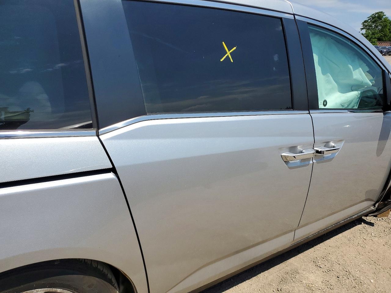2013 Honda Odyssey Exl Silver vin: 5FNRL5H6XDB506480