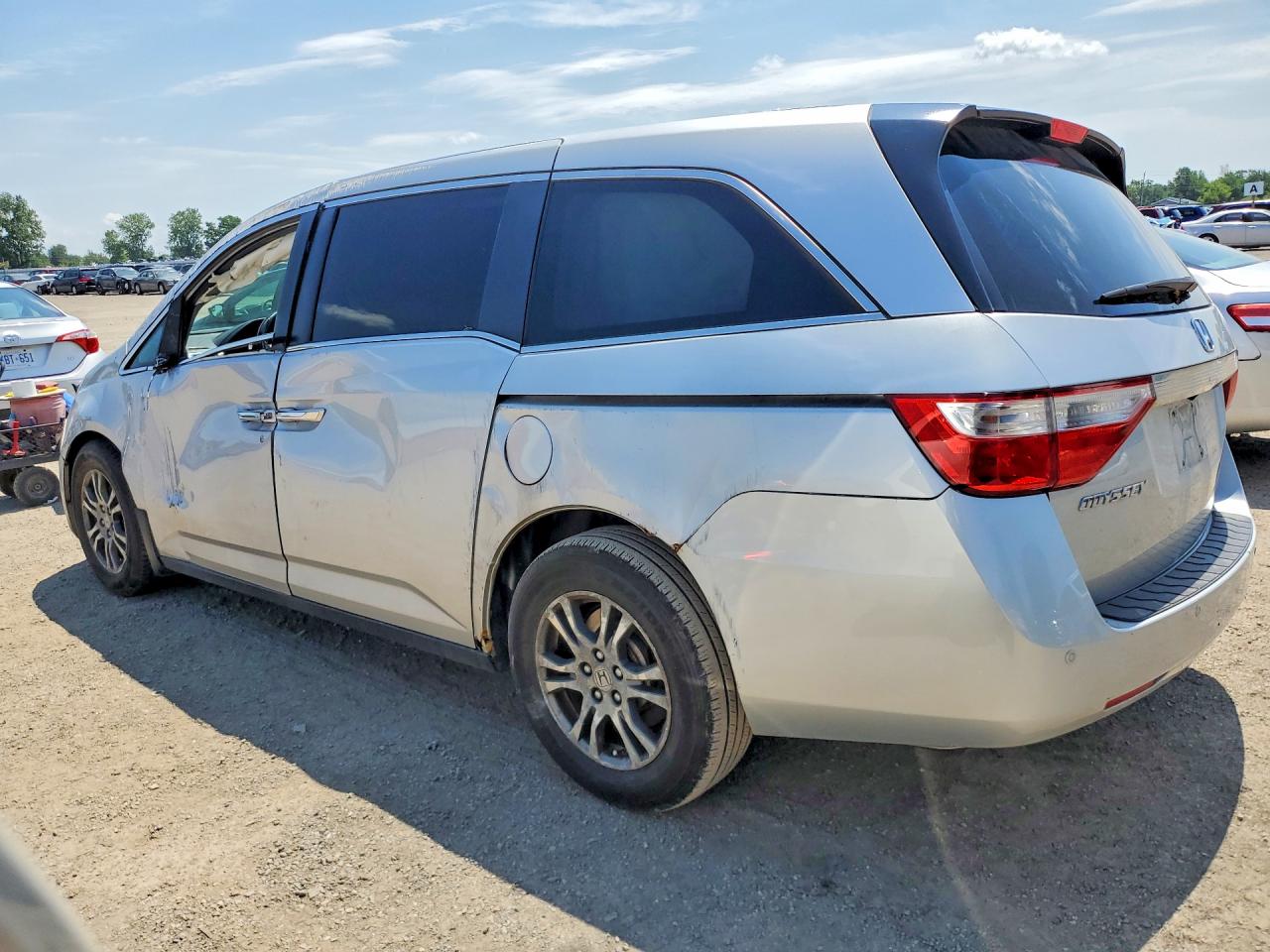 2013 Honda Odyssey Exl Silver vin: 5FNRL5H6XDB506480