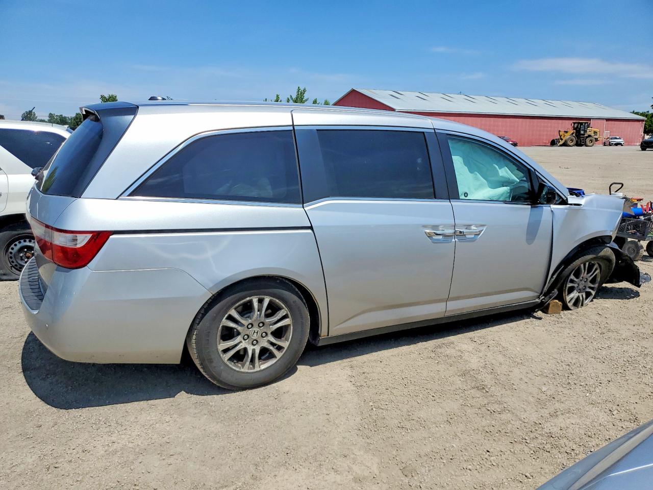 2013 Honda Odyssey Exl Silver vin: 5FNRL5H6XDB506480