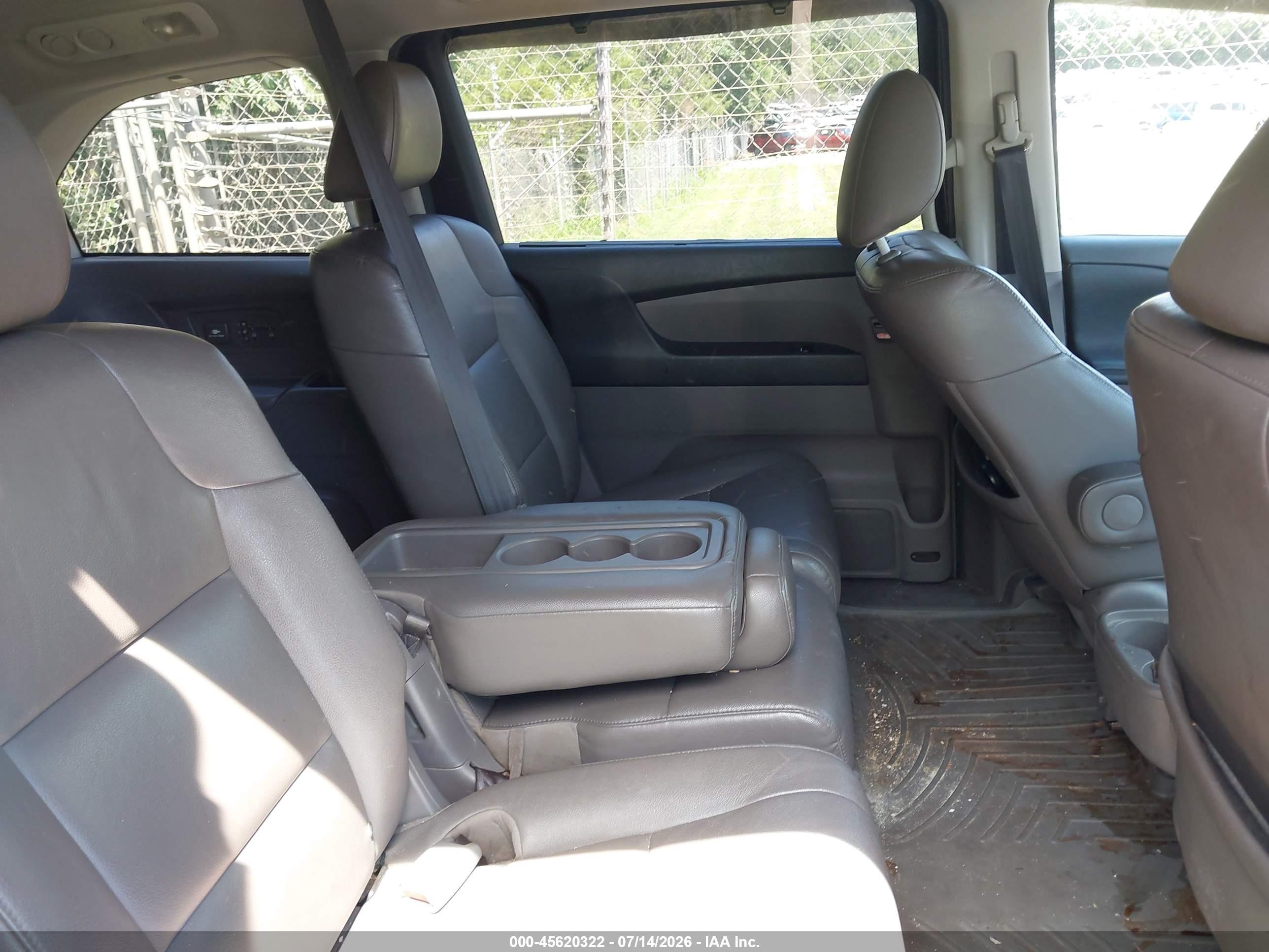 2014 Honda Odyssey Ex-l Gray vin: 5FNRL5H6XEB020429