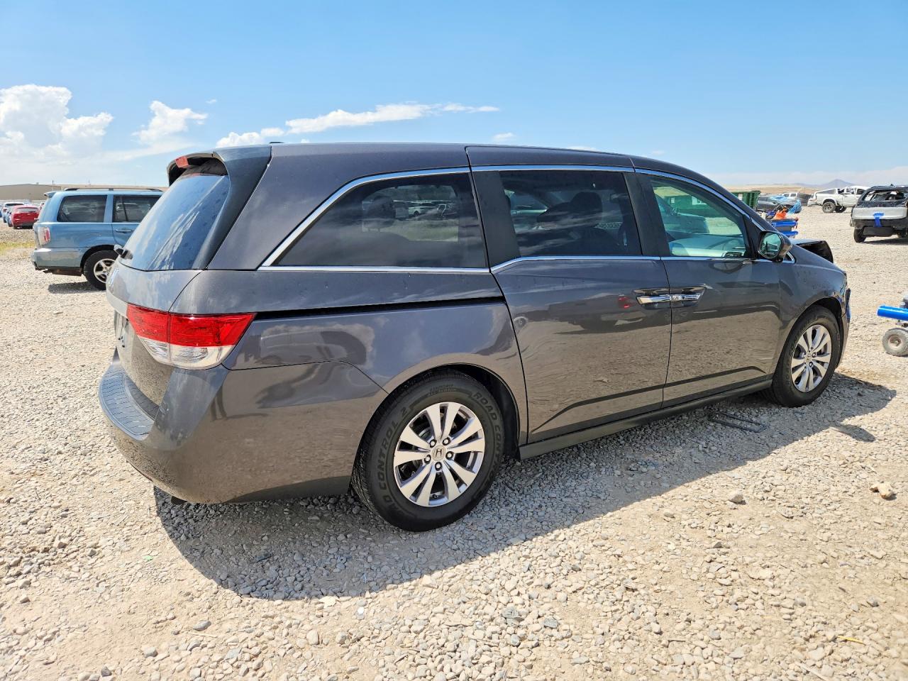 2014 Honda Odyssey Exl Gray vin: 5FNRL5H6XEB020530