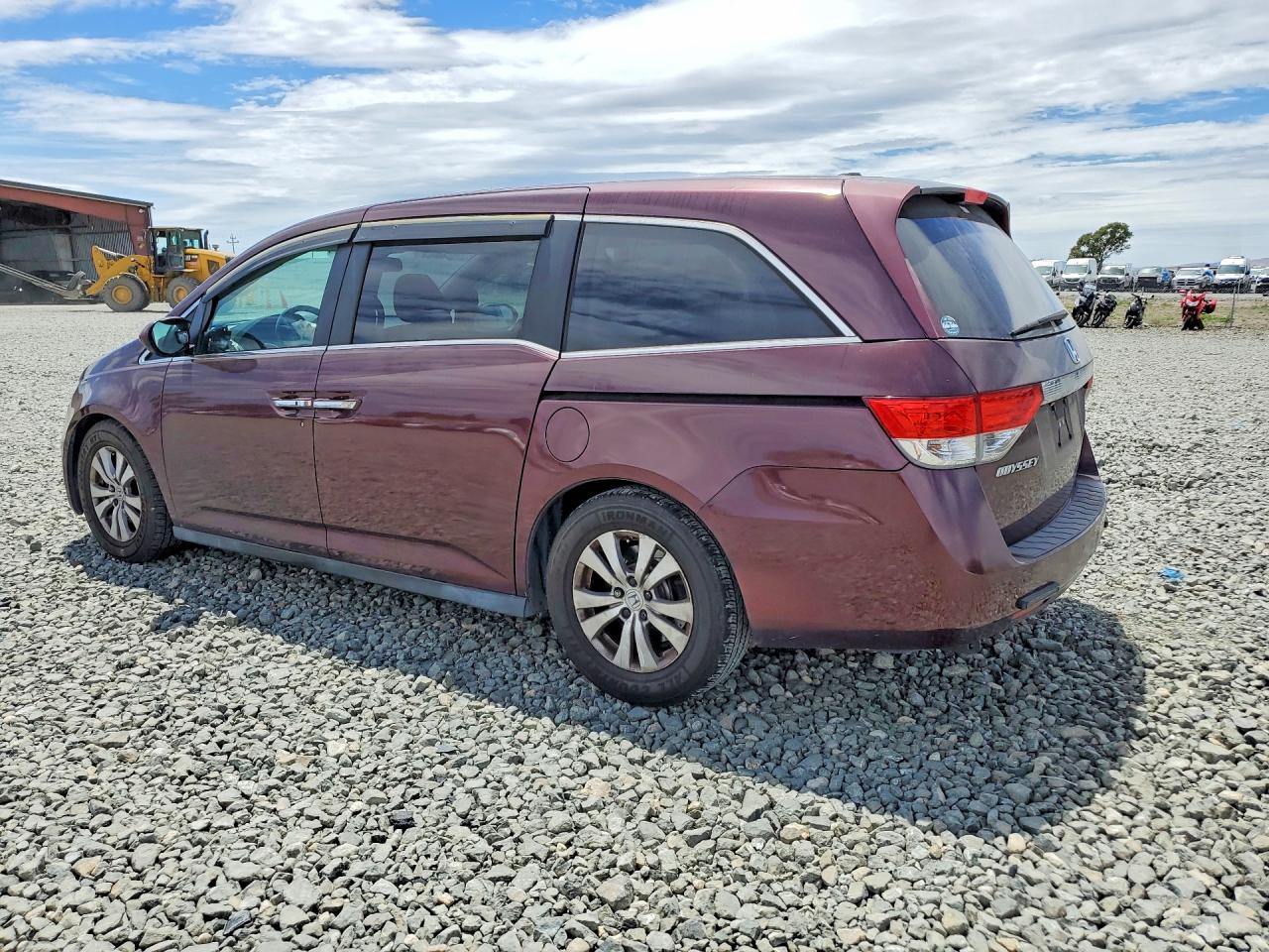 2014 Honda Odyssey Exl Maroon vin: 5FNRL5H6XEB022813