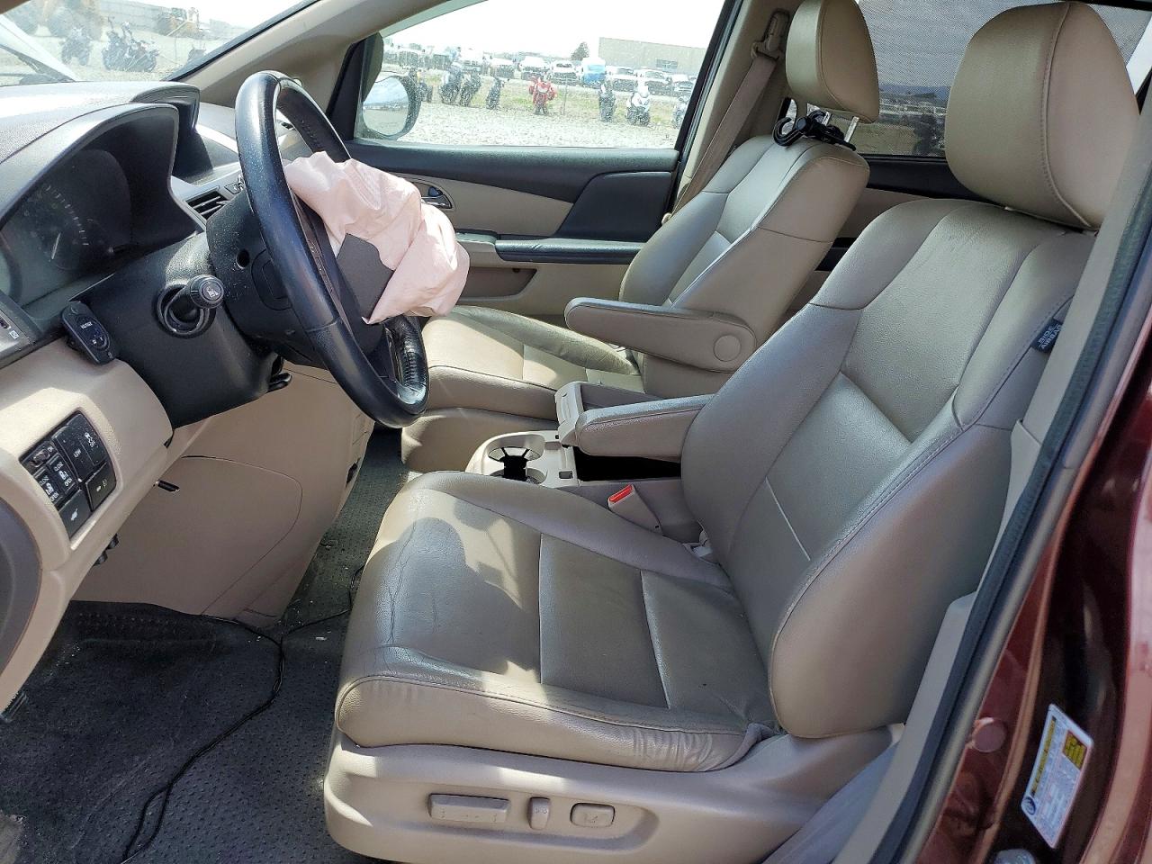 2014 Honda Odyssey Exl Maroon vin: 5FNRL5H6XEB022813