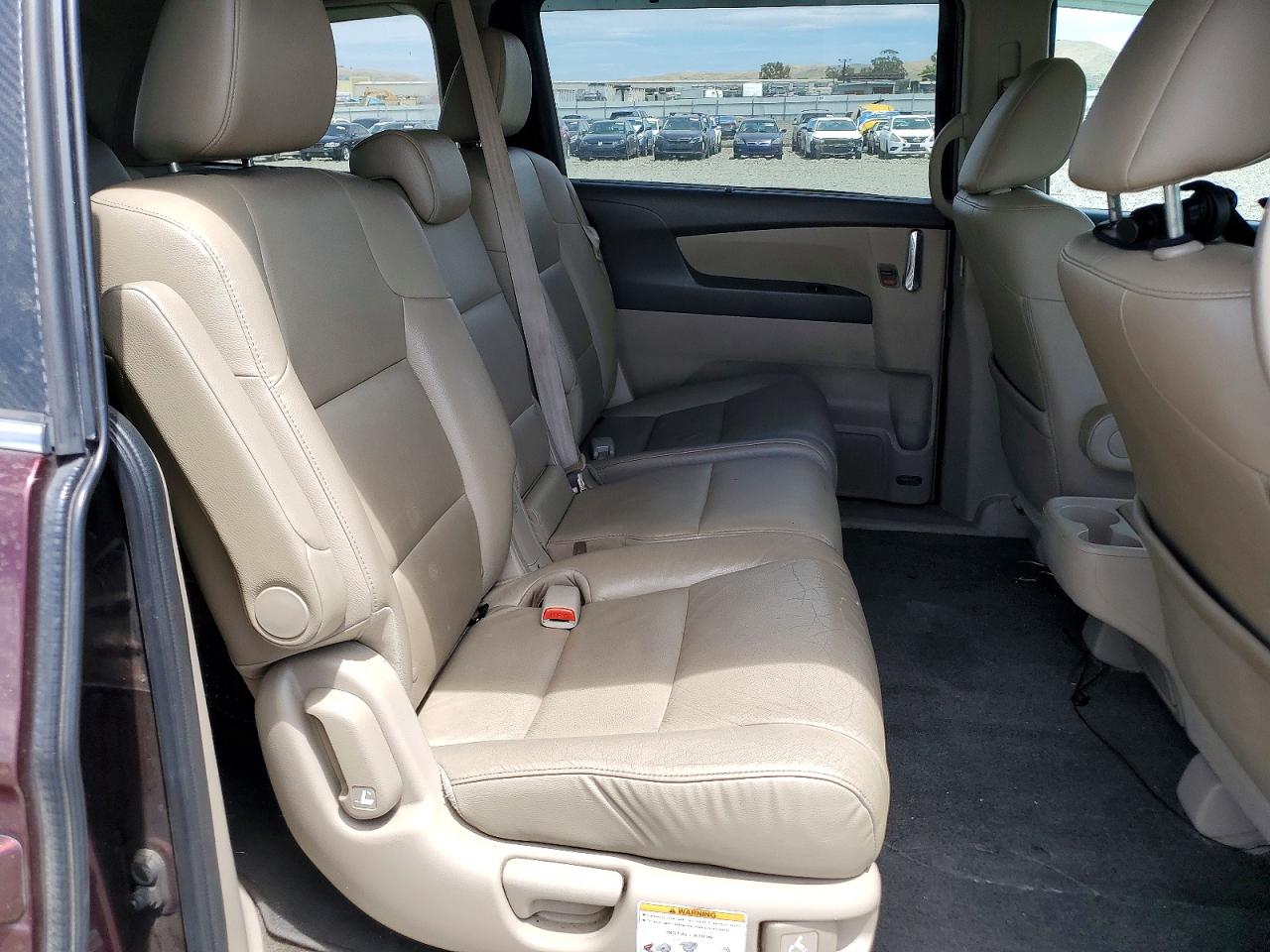 2014 Honda Odyssey Exl Maroon vin: 5FNRL5H6XEB022813