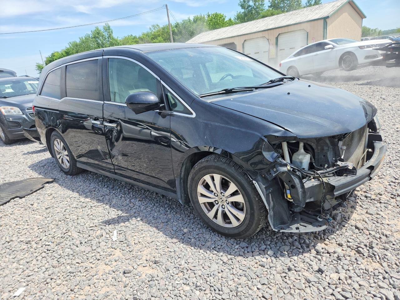 2014 Honda Odyssey Exl Black vin: 5FNRL5H6XEB039840