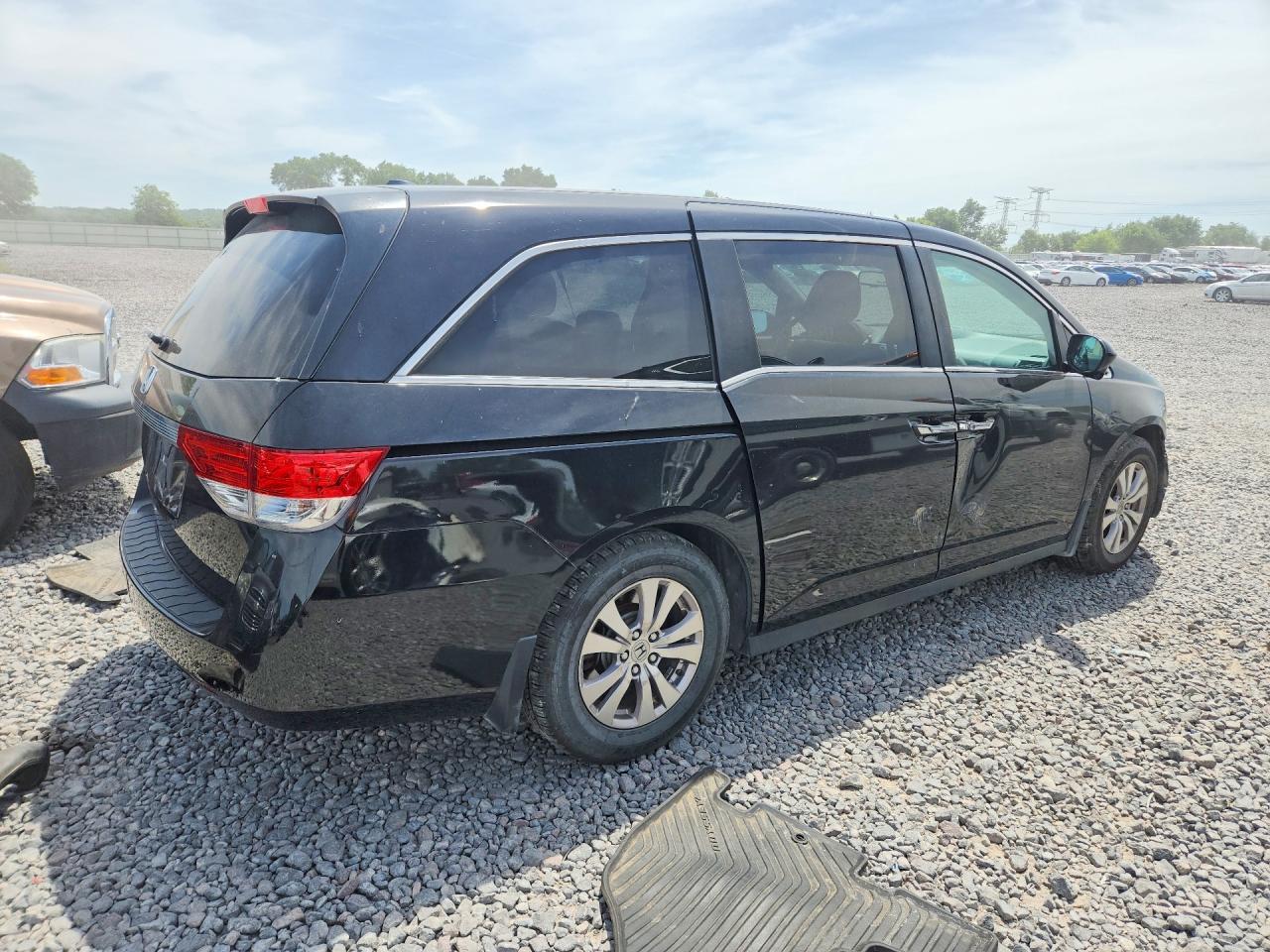 2014 Honda Odyssey Exl Black vin: 5FNRL5H6XEB039840