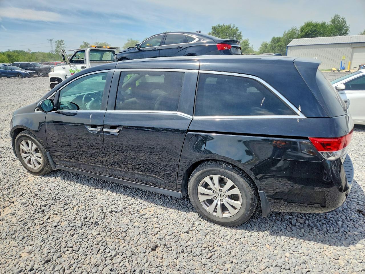 2014 Honda Odyssey Exl Black vin: 5FNRL5H6XEB039840
