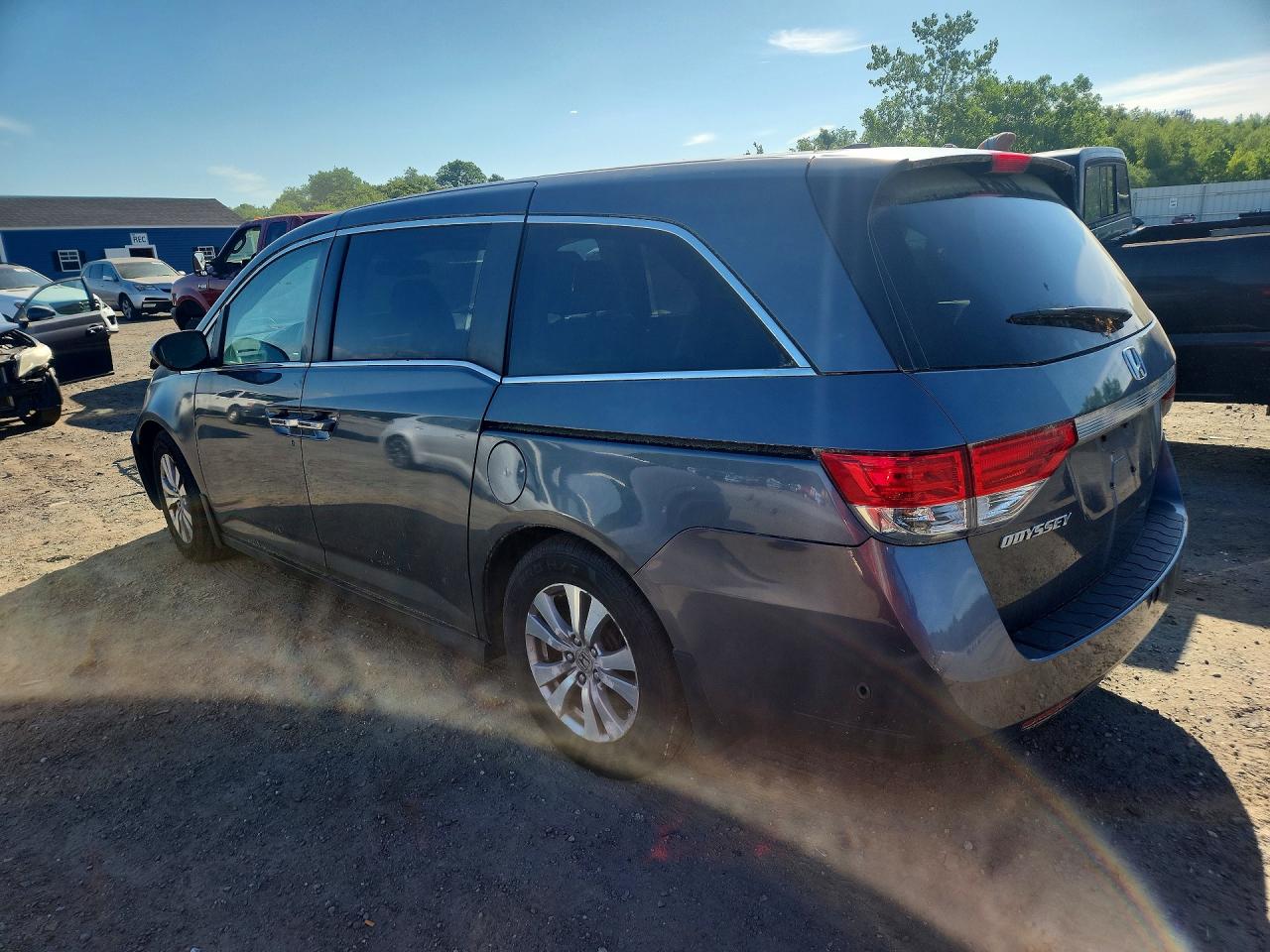 2014 Honda Odyssey Exl Silver vin: 5FNRL5H6XEB045833