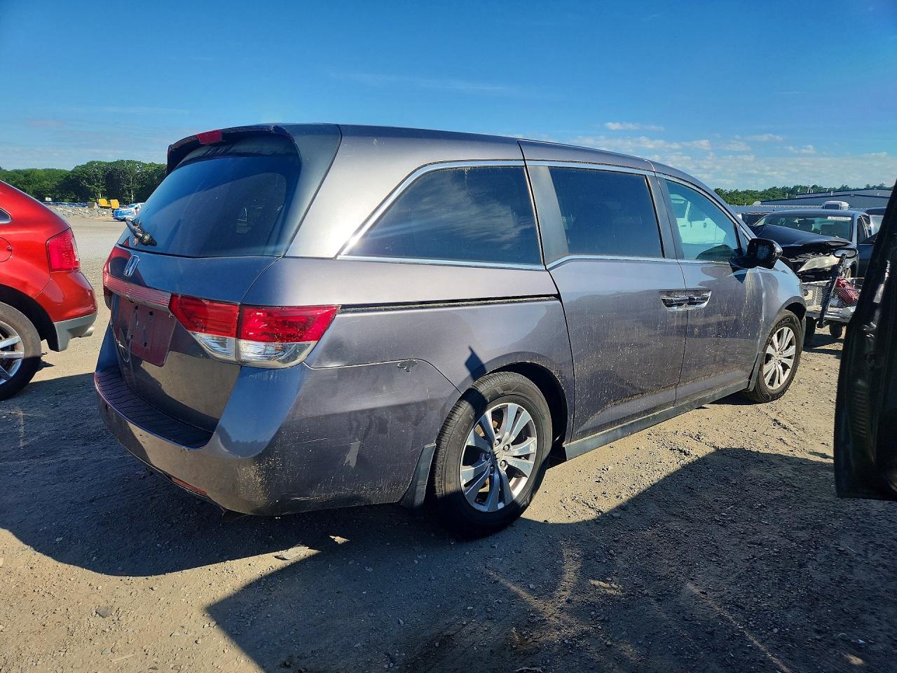 2014 Honda Odyssey Exl Silver vin: 5FNRL5H6XEB045833