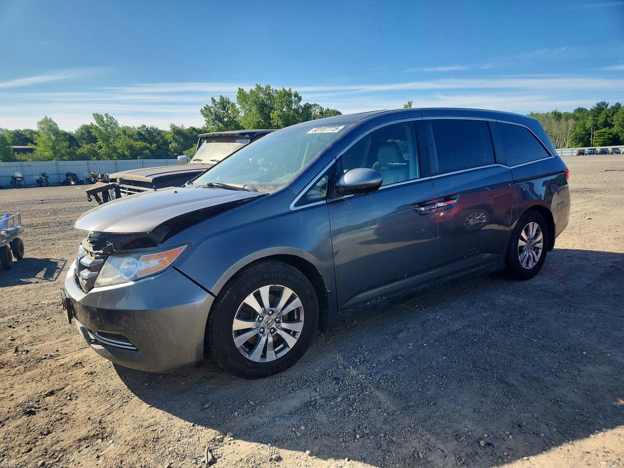 2014 Honda Odyssey Exl Silver vin: 5FNRL5H6XEB045833