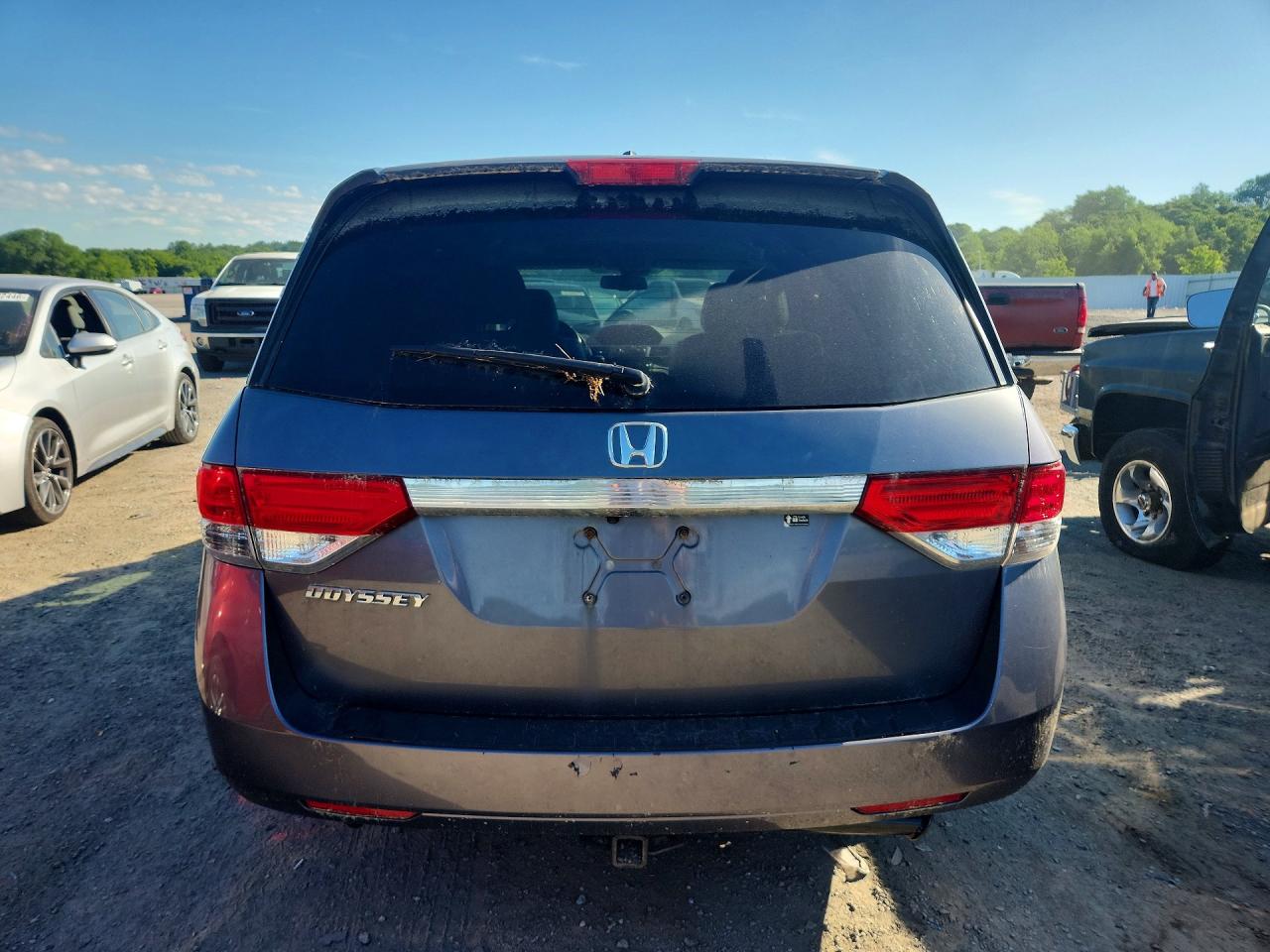 2014 Honda Odyssey Exl Silver vin: 5FNRL5H6XEB045833