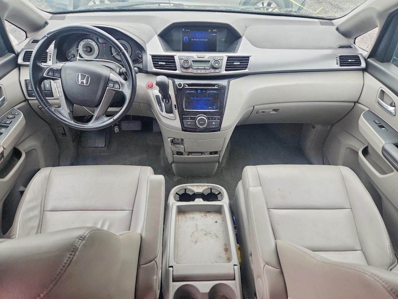 2014 Honda Odyssey Exl Silver vin: 5FNRL5H6XEB045833