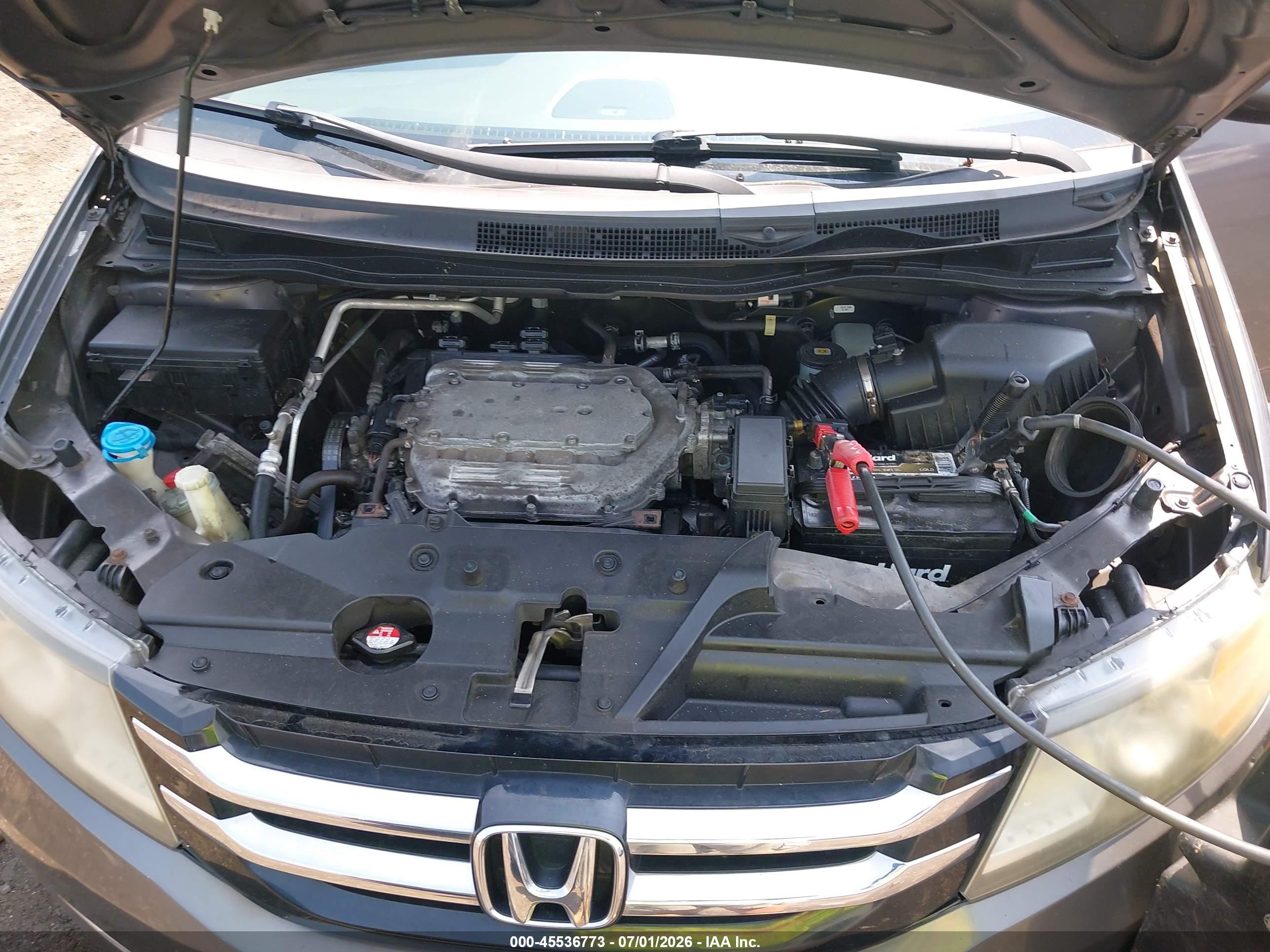 2014 Honda Odyssey Ex-l Gray vin: 5FNRL5H6XEB046058