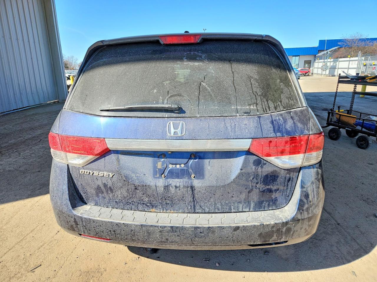 2014 Honda Odyssey Exl Blue vin: 5FNRL5H6XEB048957
