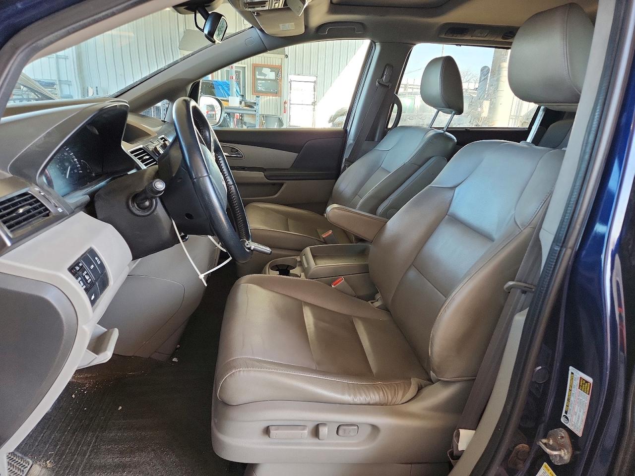 2014 Honda Odyssey Exl Blue vin: 5FNRL5H6XEB048957