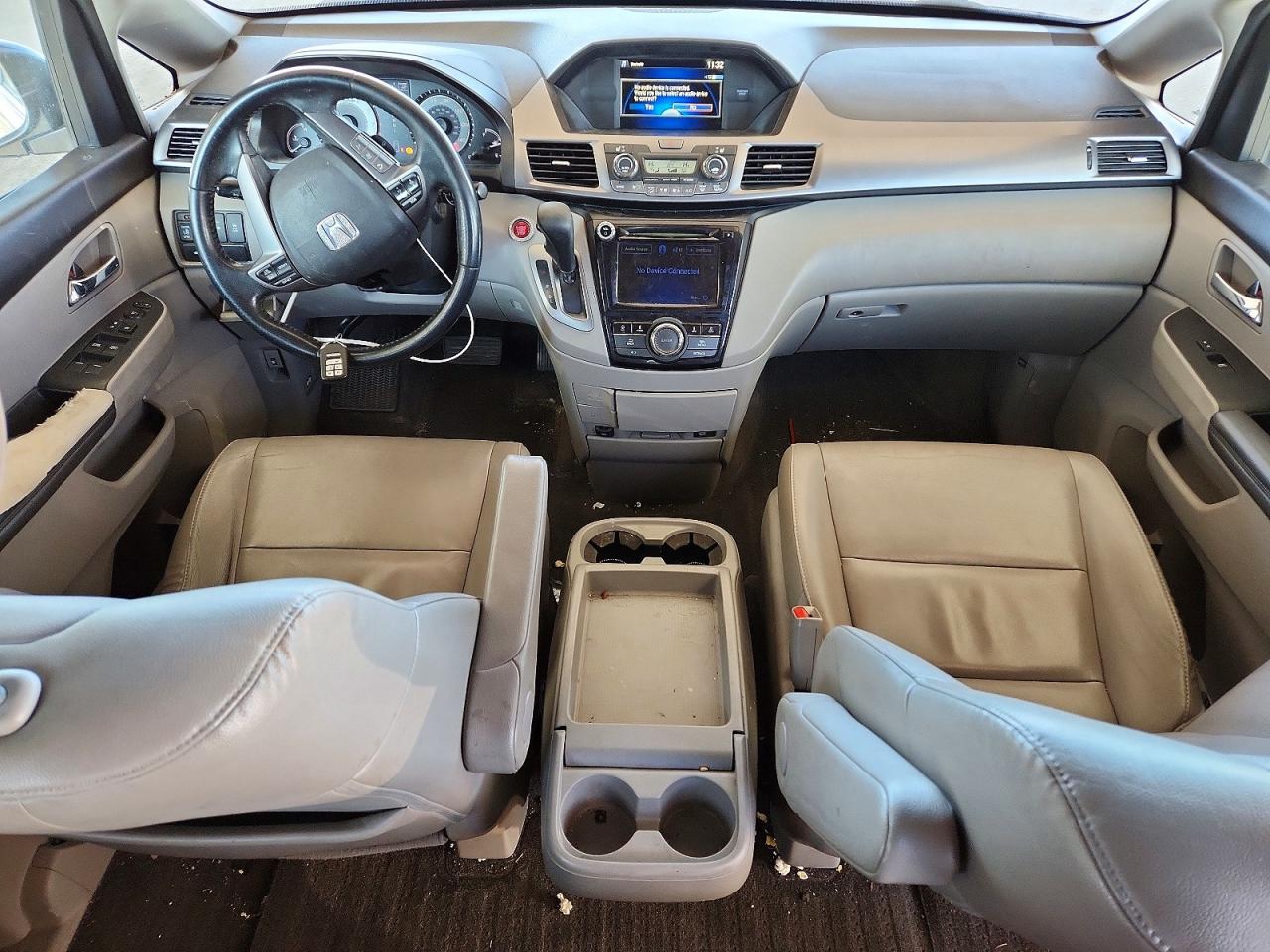 2014 Honda Odyssey Exl Blue vin: 5FNRL5H6XEB048957