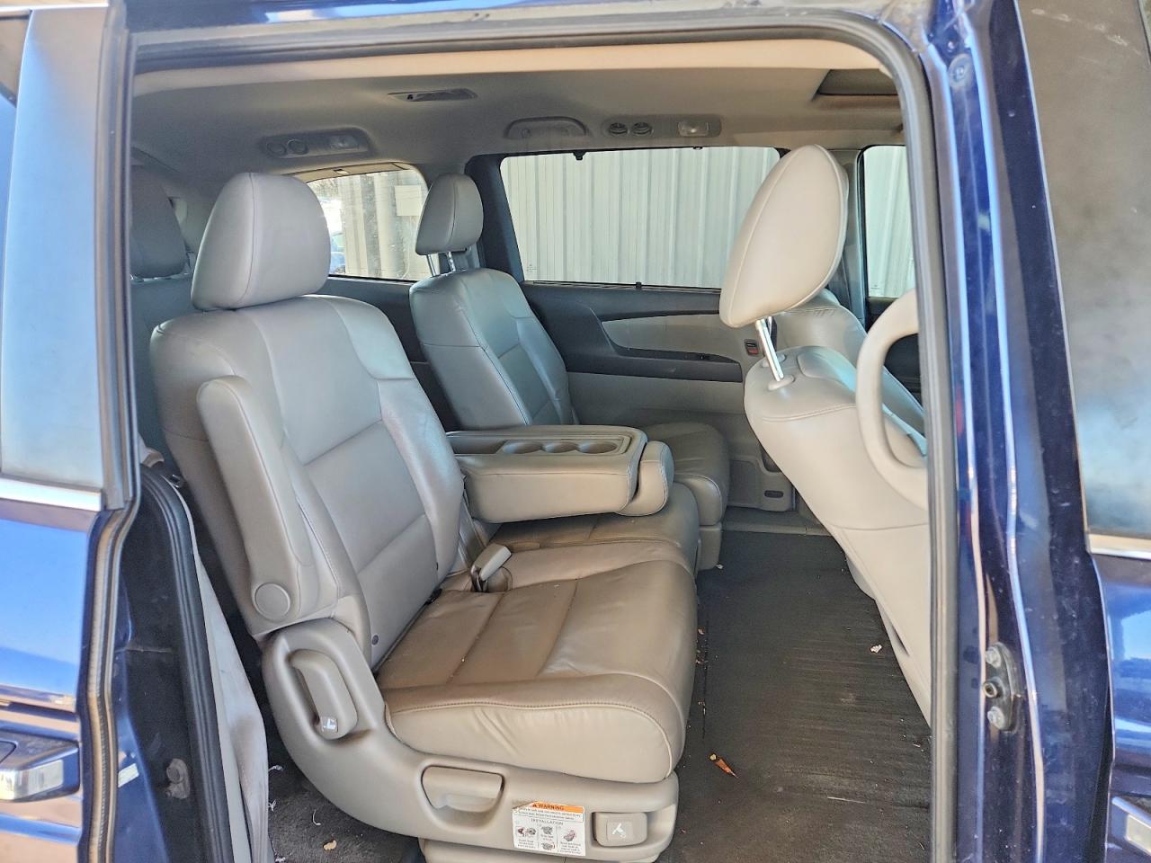 2014 Honda Odyssey Exl Blue vin: 5FNRL5H6XEB048957