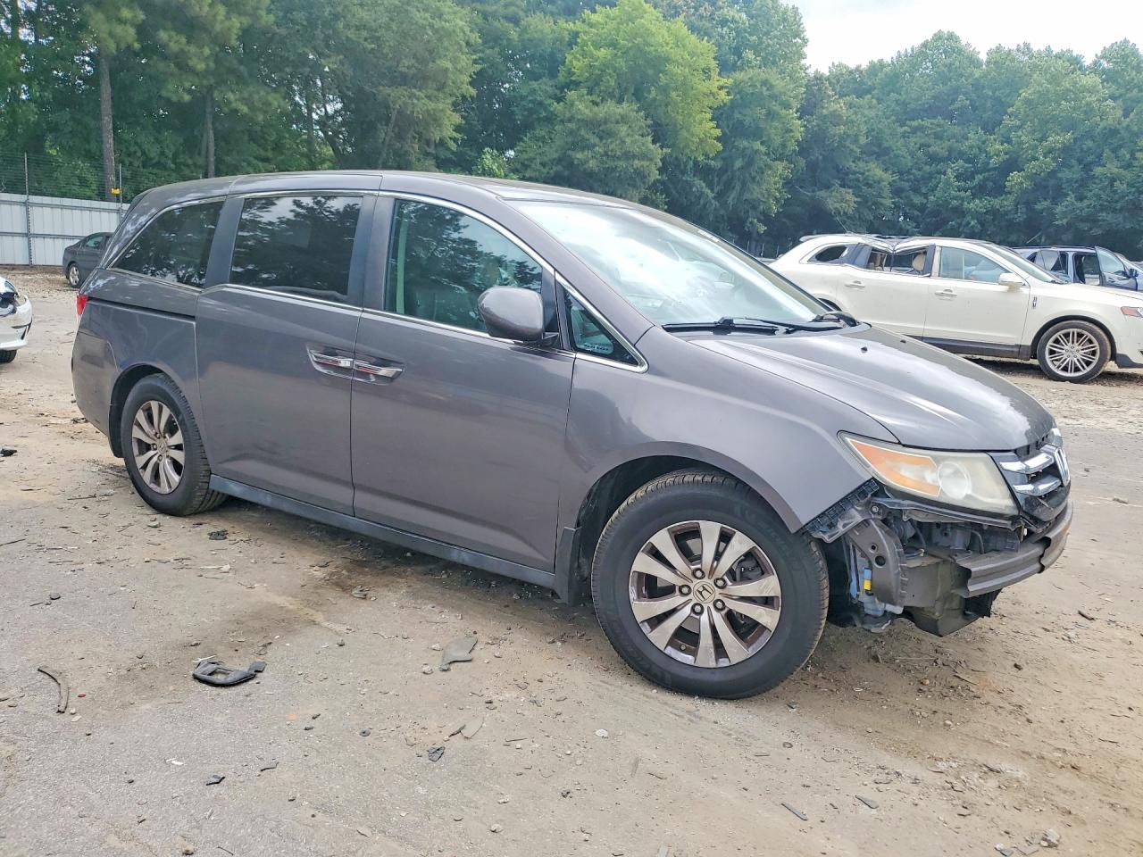 2014 Honda Odyssey Exl Gray vin: 5FNRL5H6XEB058792