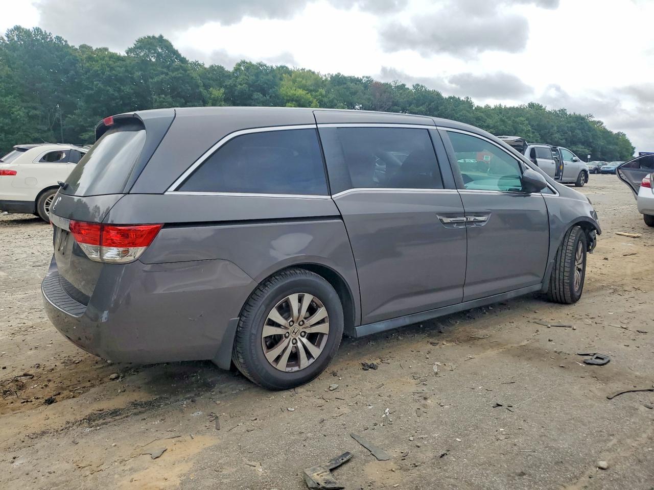 2014 Honda Odyssey Exl Gray vin: 5FNRL5H6XEB058792