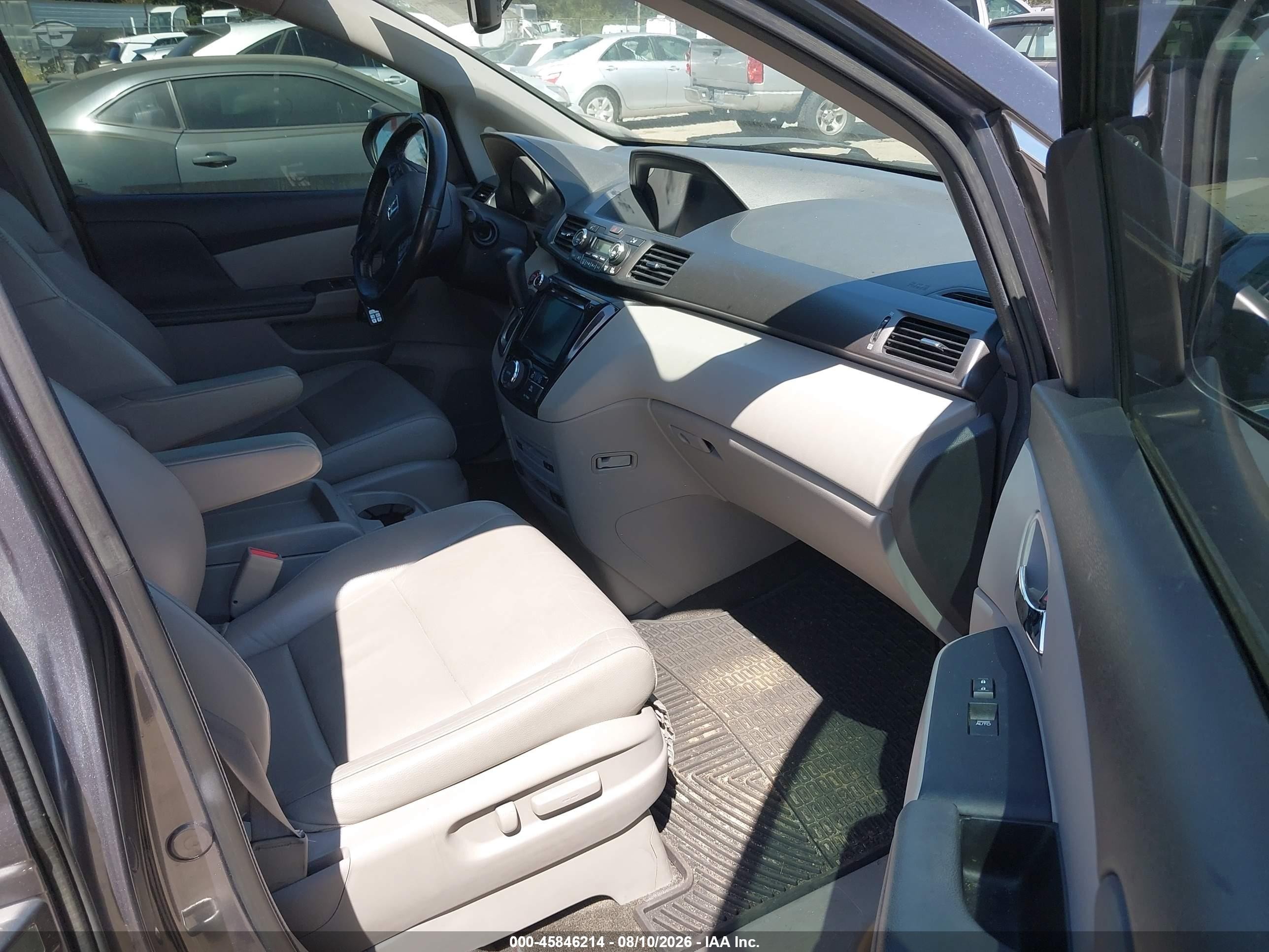 2014 Honda Odyssey Ex-l Gray vin: 5FNRL5H6XEB061031