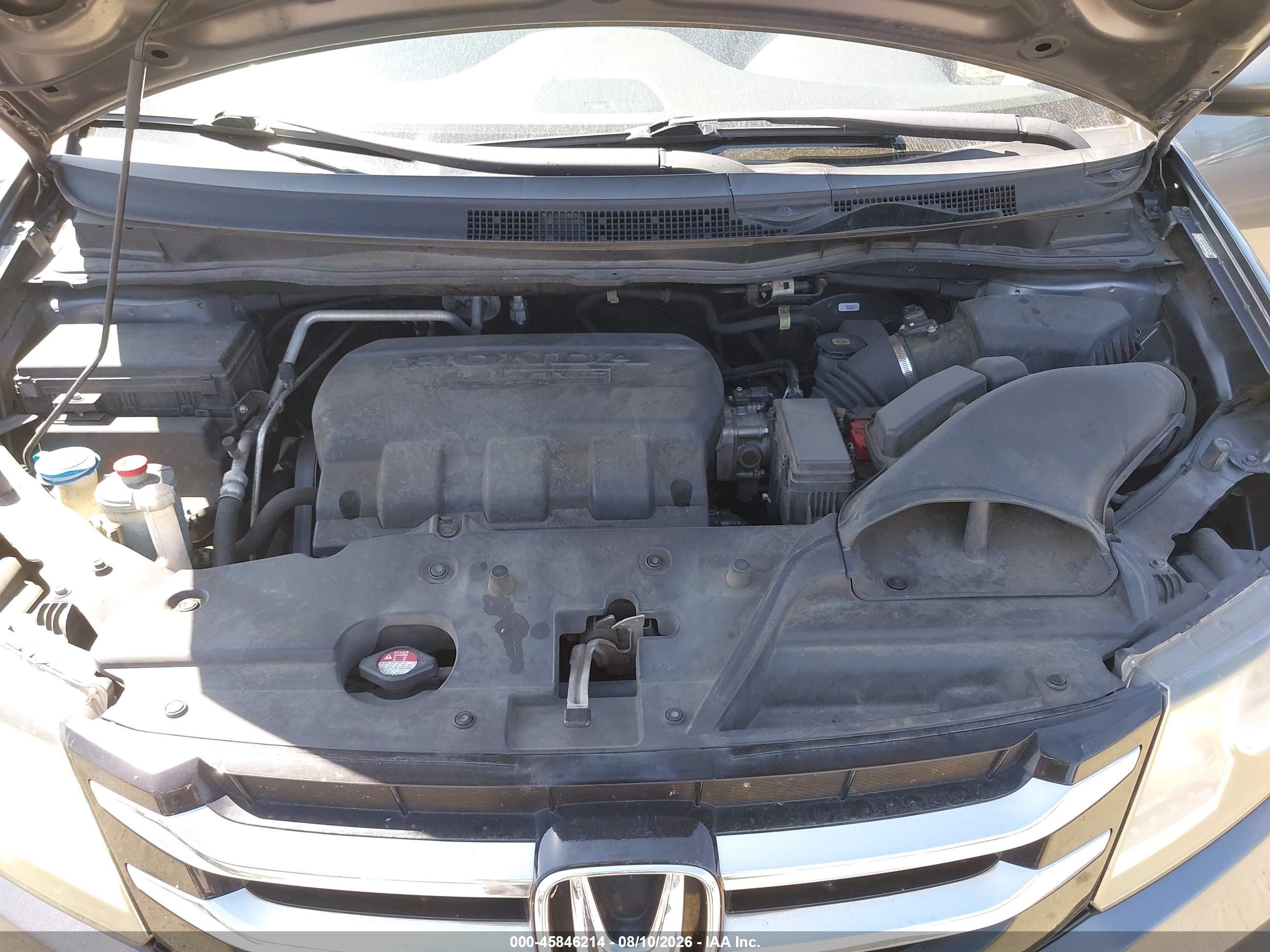 2014 Honda Odyssey Ex-l Gray vin: 5FNRL5H6XEB061031