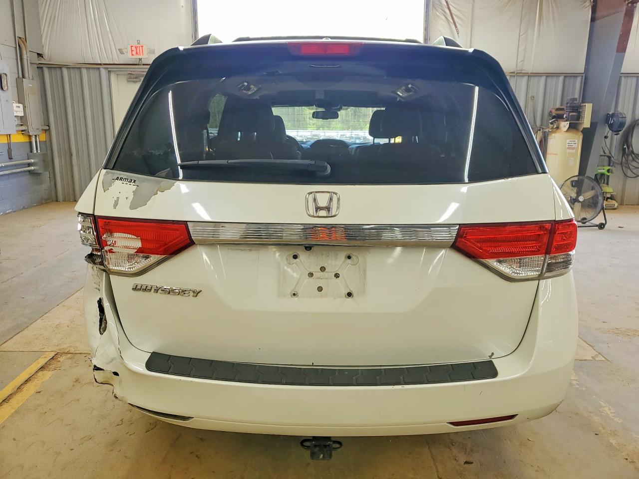 2014 Honda Odyssey Exl White vin: 5FNRL5H6XEB064124