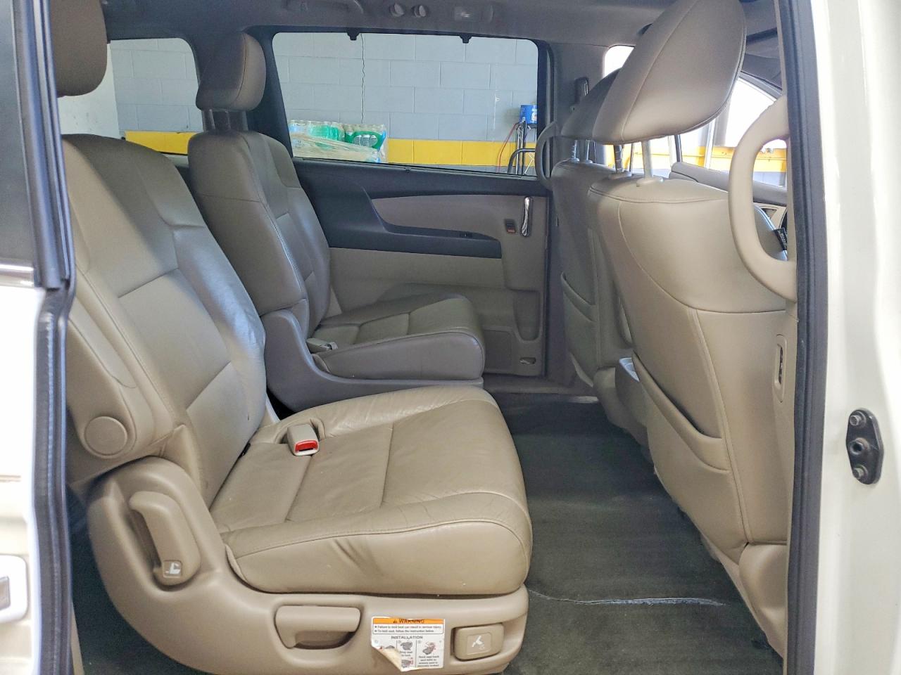 2014 Honda Odyssey Exl White vin: 5FNRL5H6XEB064124