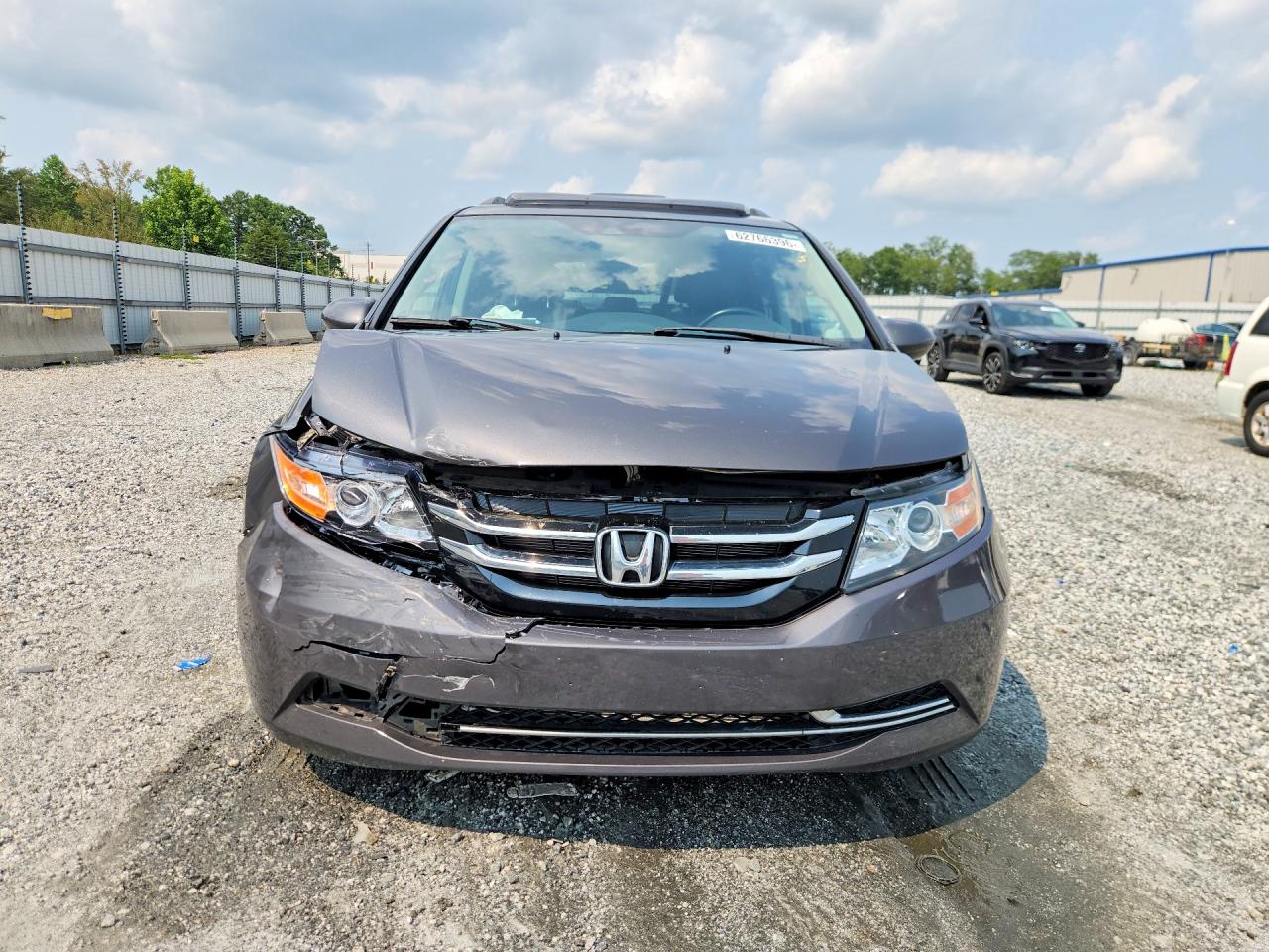 2014 Honda Odyssey Exl Gray vin: 5FNRL5H6XEB065953