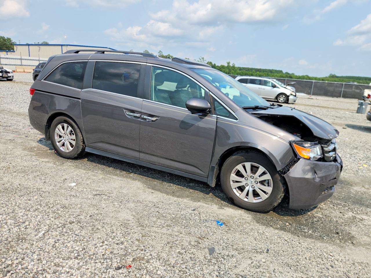 2014 Honda Odyssey Exl Gray vin: 5FNRL5H6XEB065953