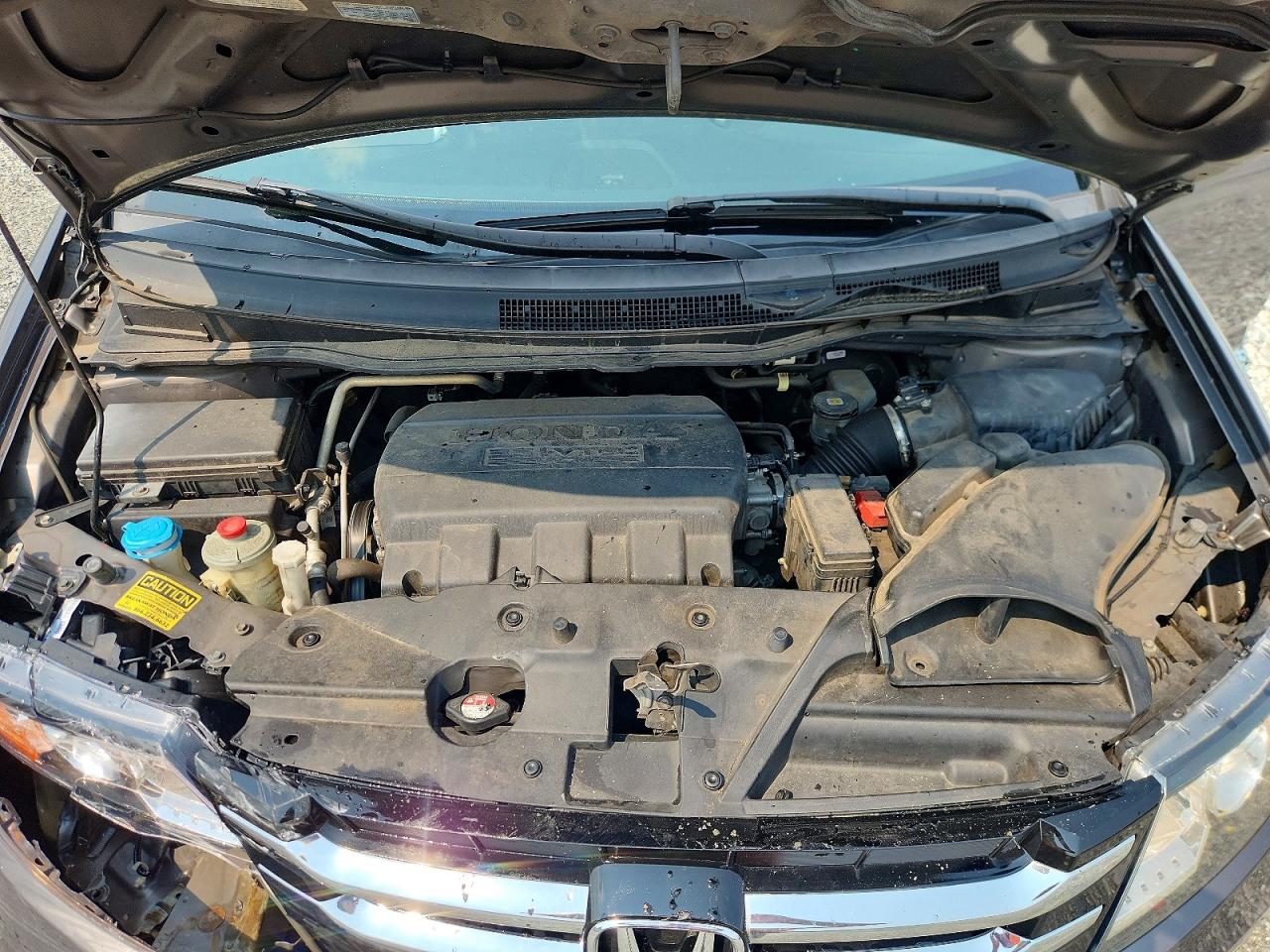 2014 Honda Odyssey Exl Gray vin: 5FNRL5H6XEB065953