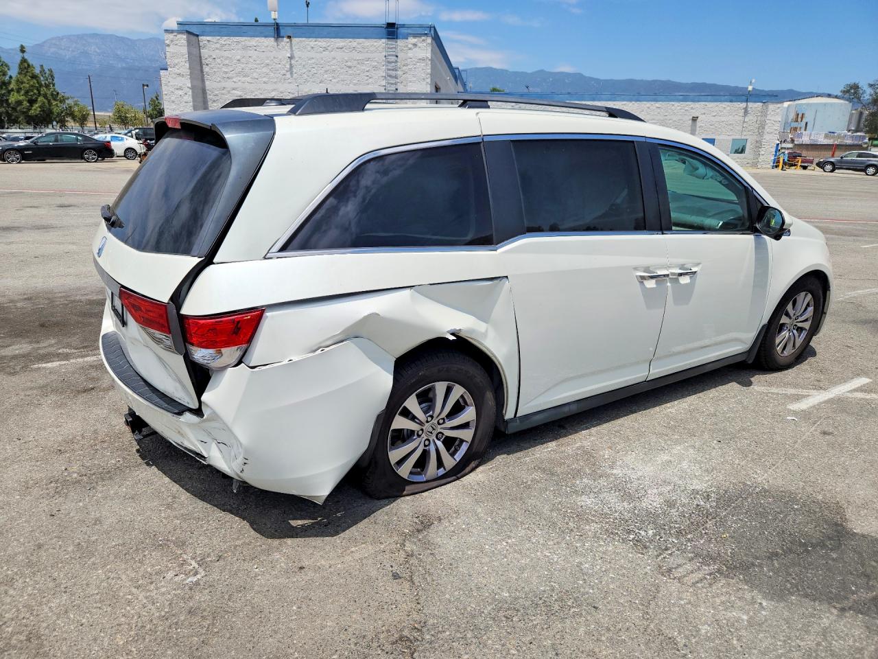 2014 Honda Odyssey Exl Белый vin: 5FNRL5H6XEB086477