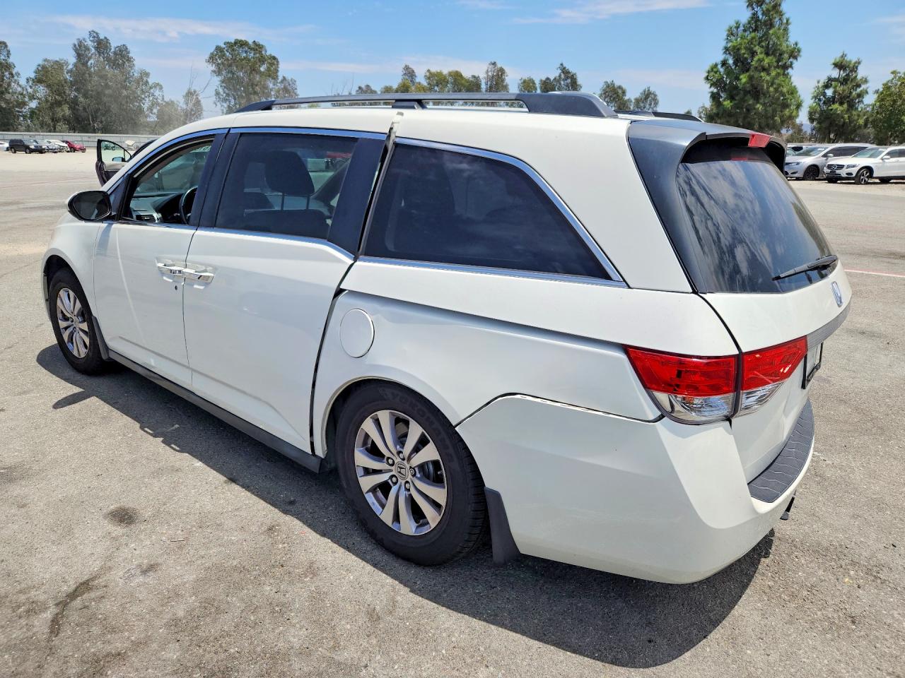 2014 Honda Odyssey Exl Белый vin: 5FNRL5H6XEB086477