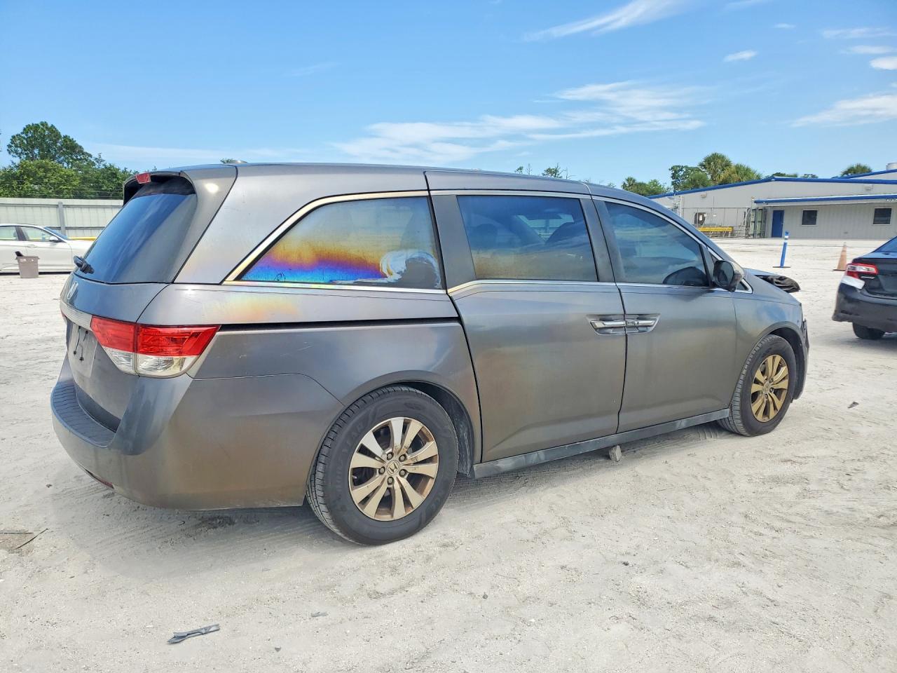 2014 Honda Odyssey Exl Gray vin: 5FNRL5H6XEB090996