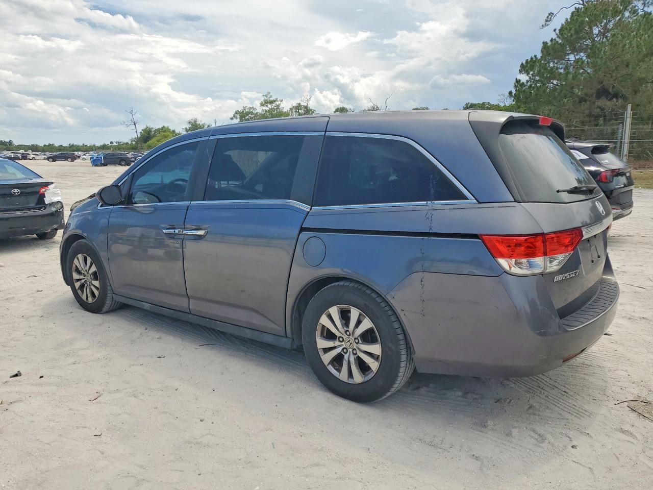 2014 Honda Odyssey Exl Gray vin: 5FNRL5H6XEB090996