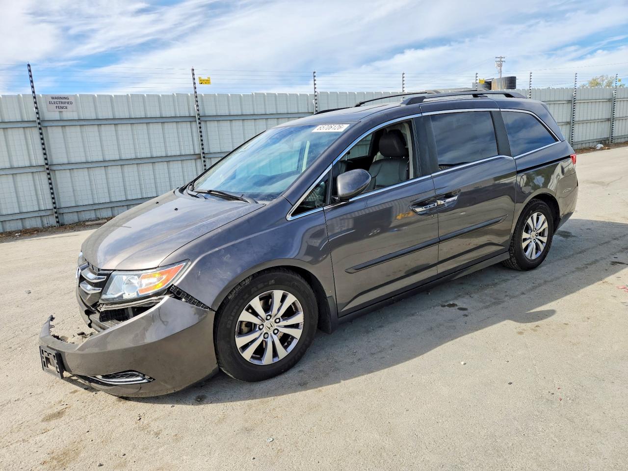 2014 Honda Odyssey Exl Charcoal vin: 5FNRL5H6XEB092408