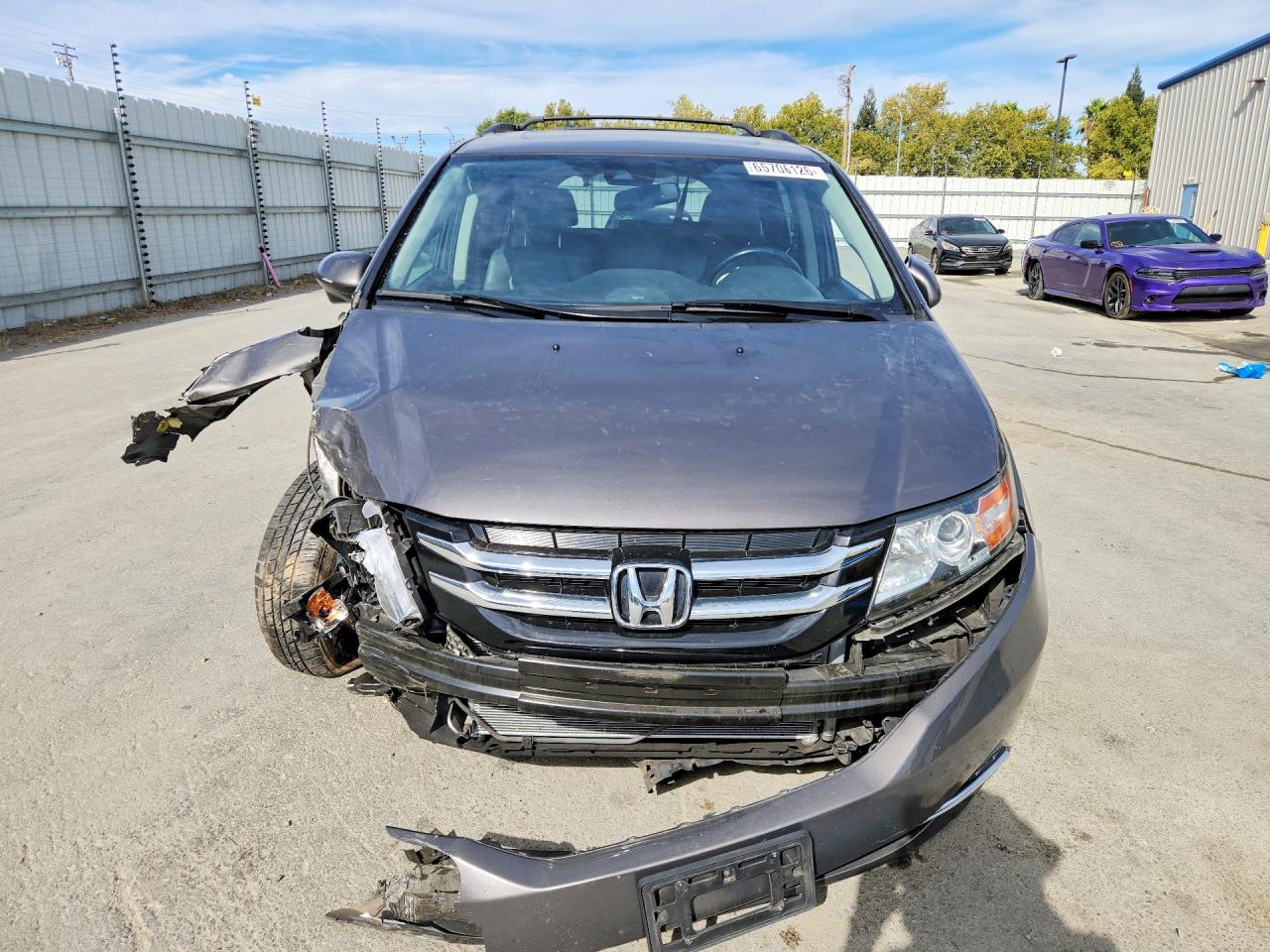 2014 Honda Odyssey Exl Charcoal vin: 5FNRL5H6XEB092408