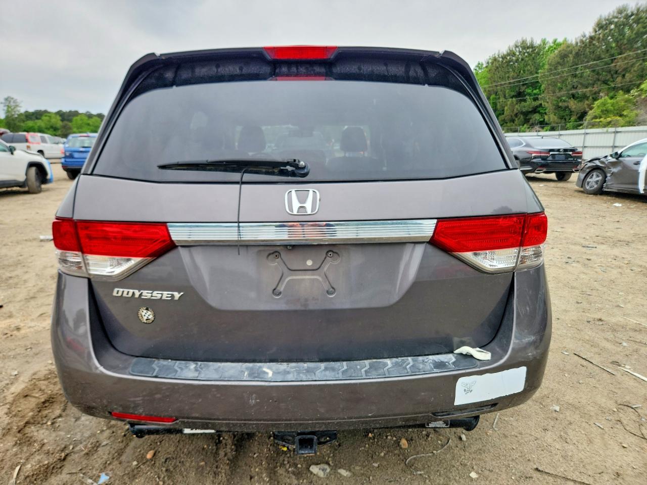 2014 Honda Odyssey Exl Серый vin: 5FNRL5H6XEB093090