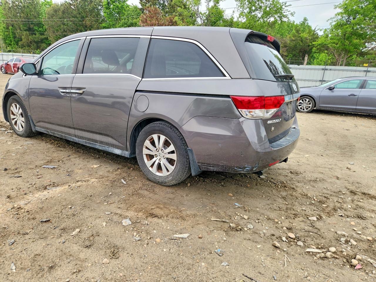2014 Honda Odyssey Exl Серый vin: 5FNRL5H6XEB093090