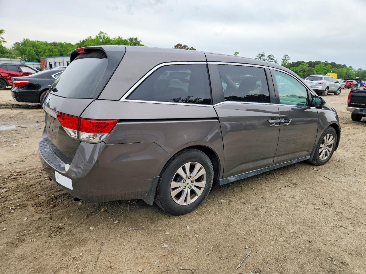2014 Honda Odyssey Exl Серый vin: 5FNRL5H6XEB093090
