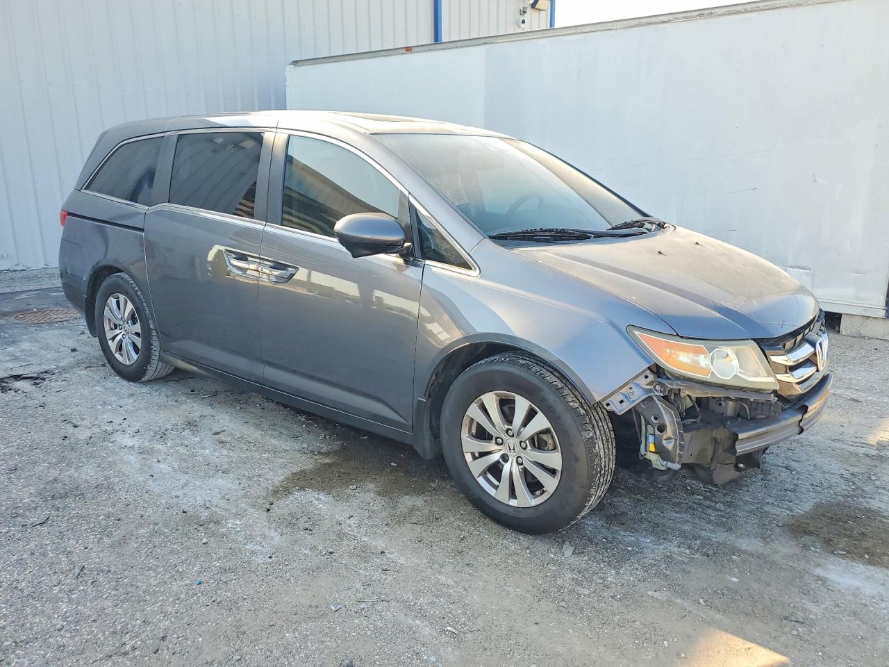 2014 Honda Odyssey Exl Gray vin: 5FNRL5H6XEB096054