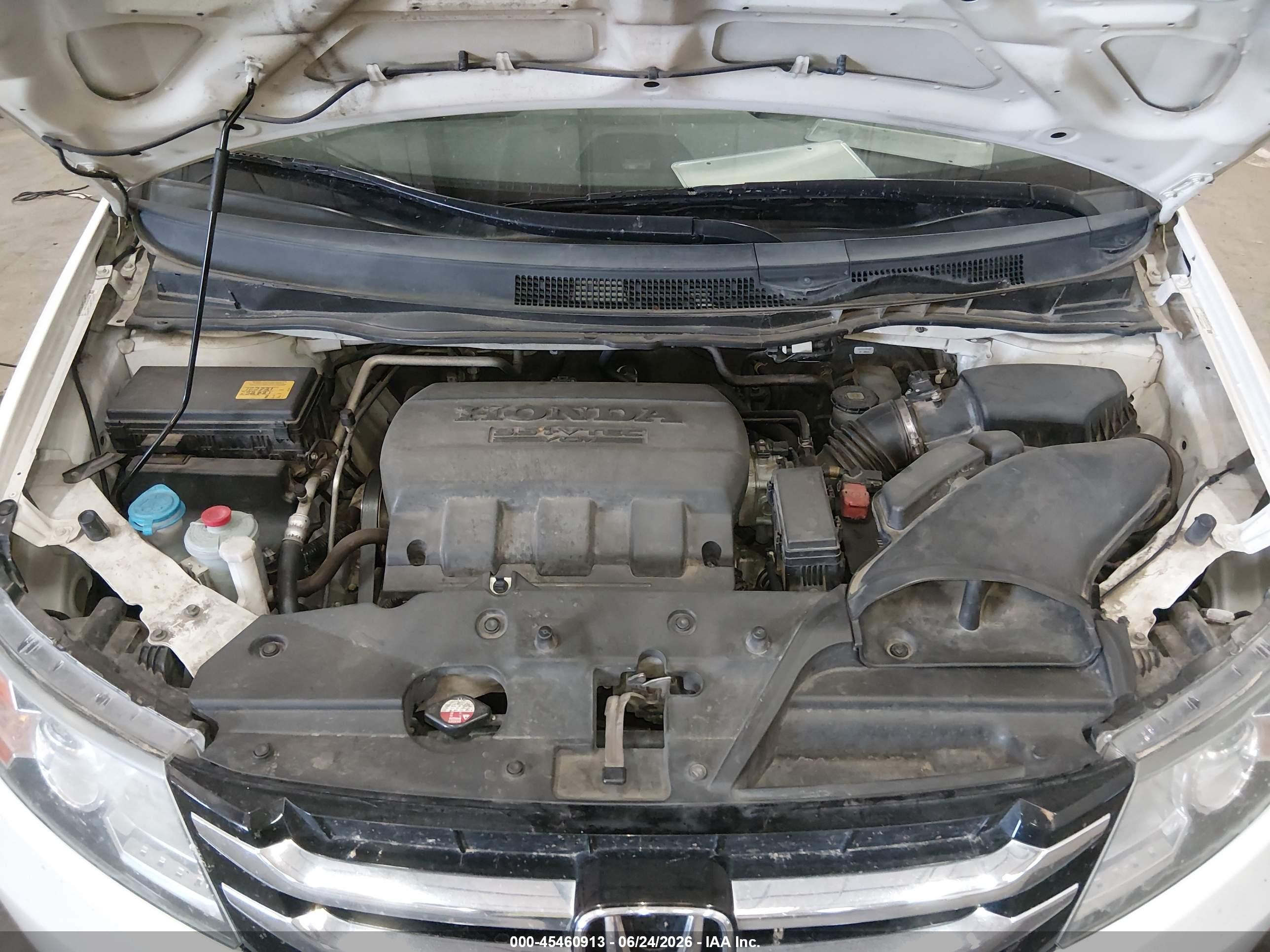 2014 Honda Odyssey Ex-l Silver vin: 5FNRL5H6XEB129019