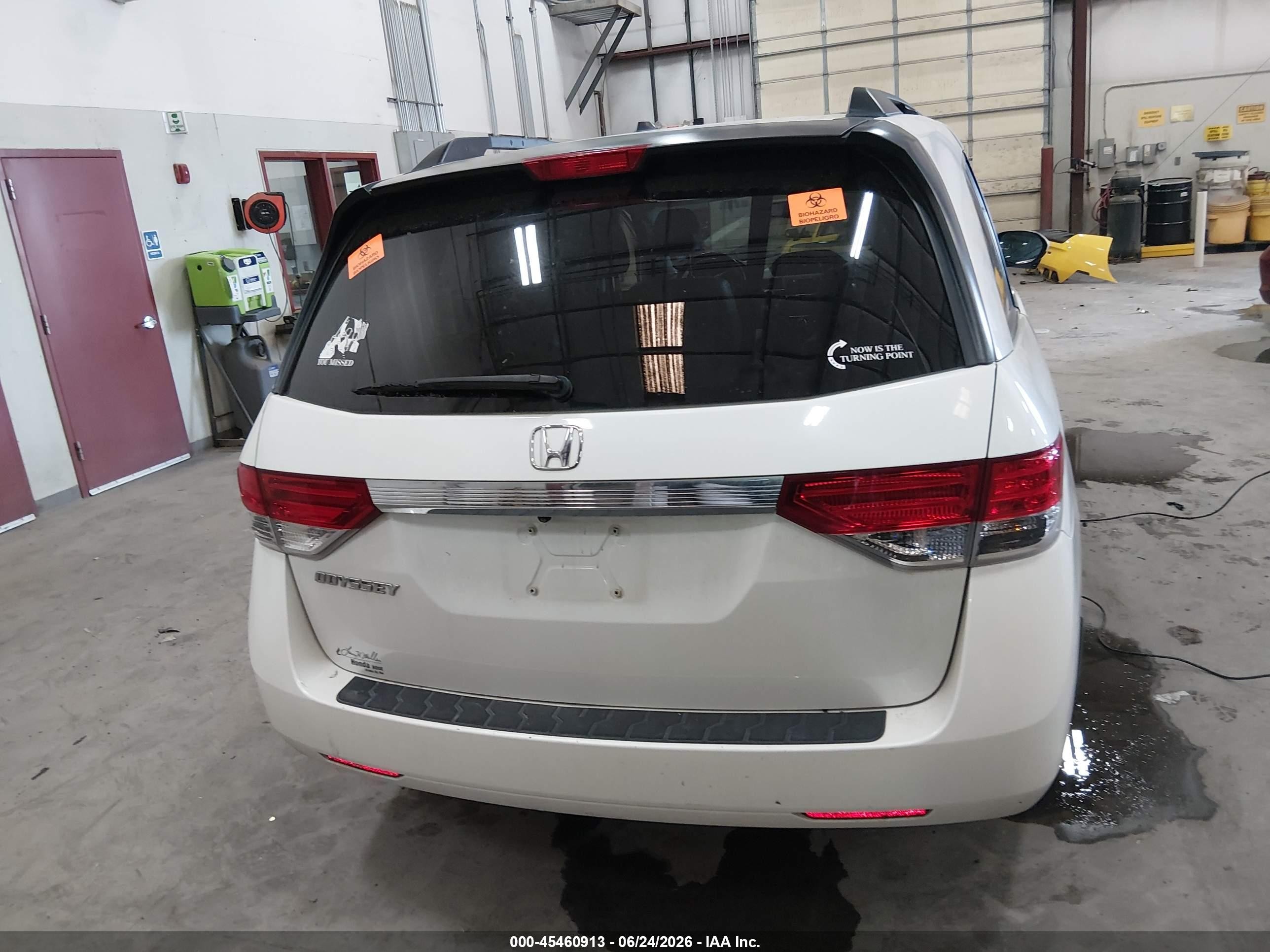 2014 Honda Odyssey Ex-l Silver vin: 5FNRL5H6XEB129019