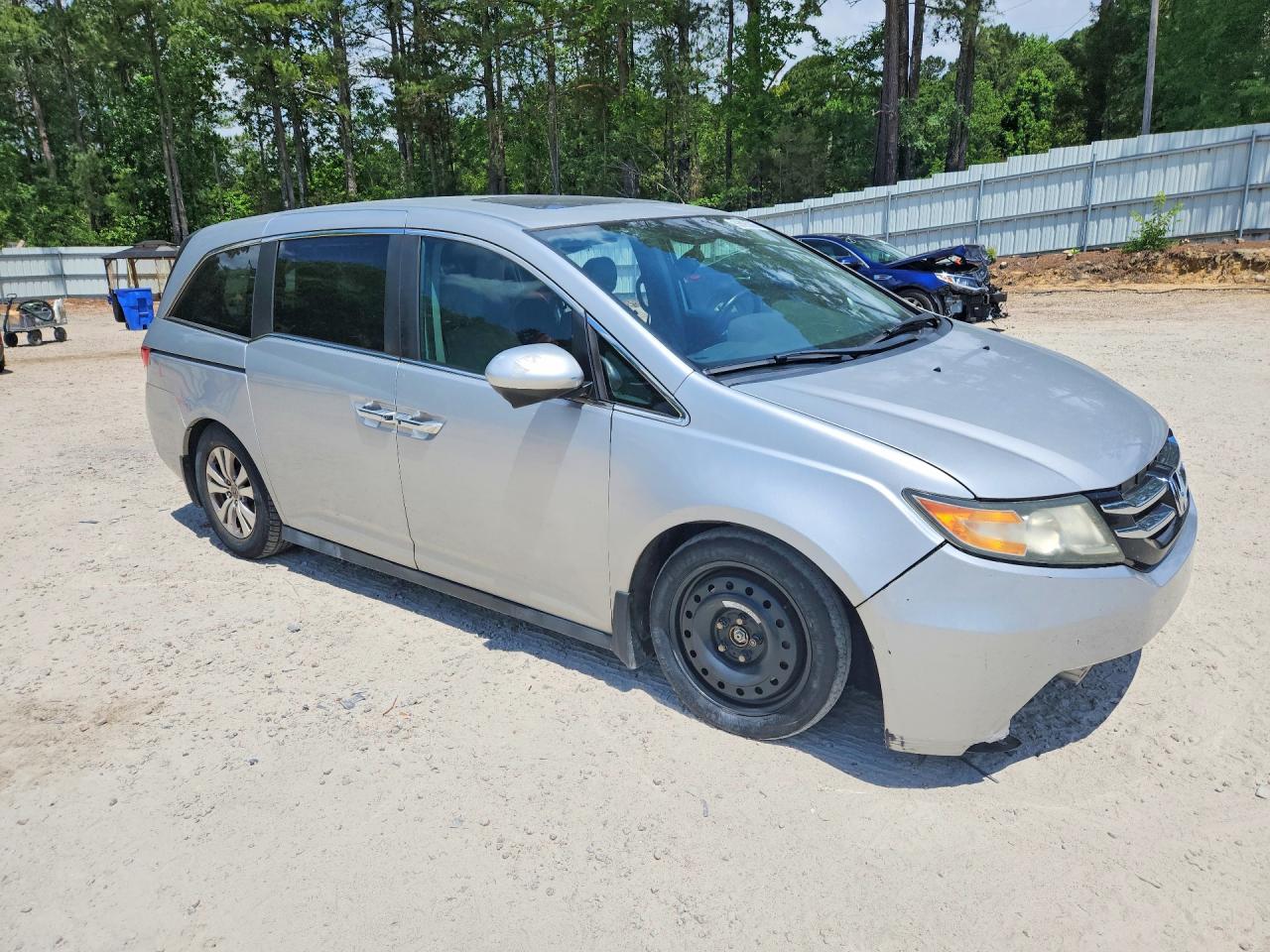 2014 Honda Odyssey Exl Серебряный vin: 5FNRL5H6XEB129411